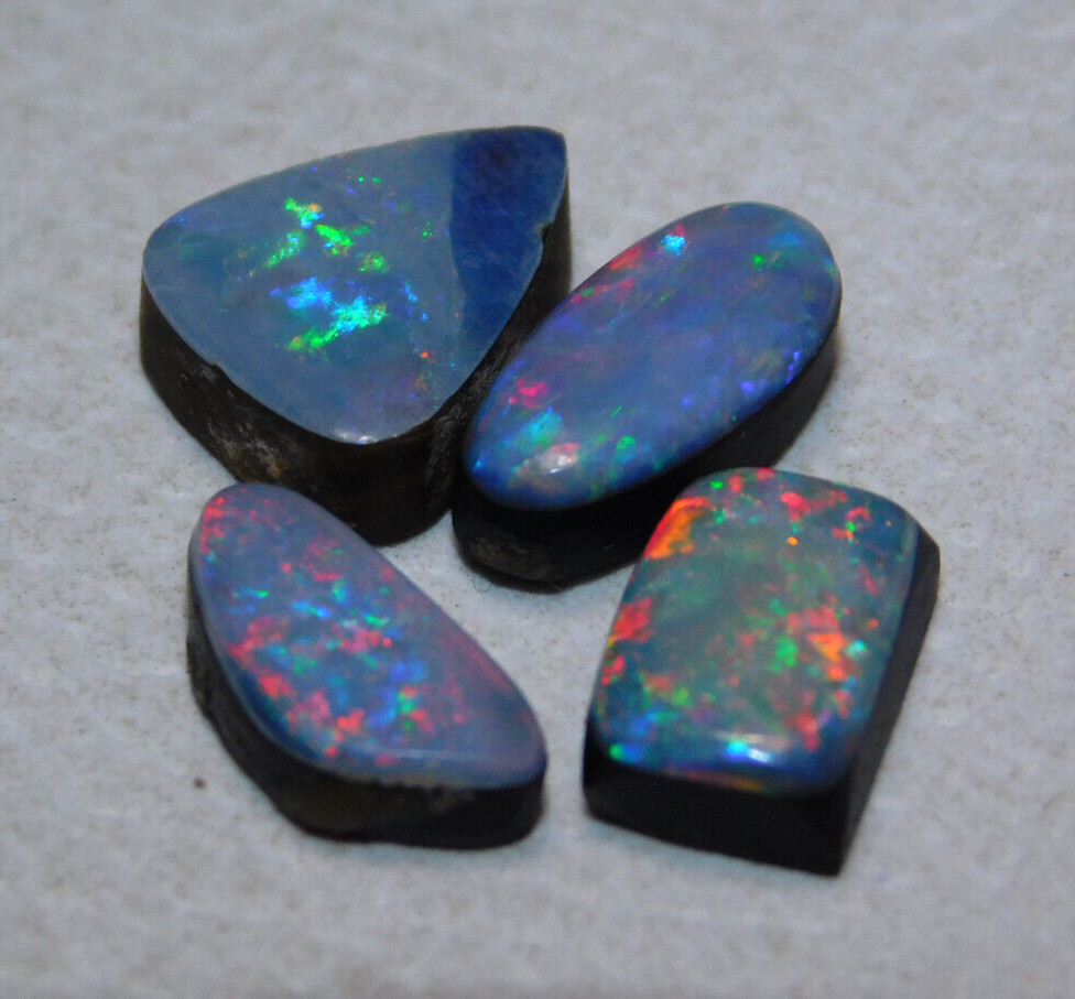 9.45 CT Doublet Australian Fire Opal Natural Gemstone Cabochon AA+ Quallity