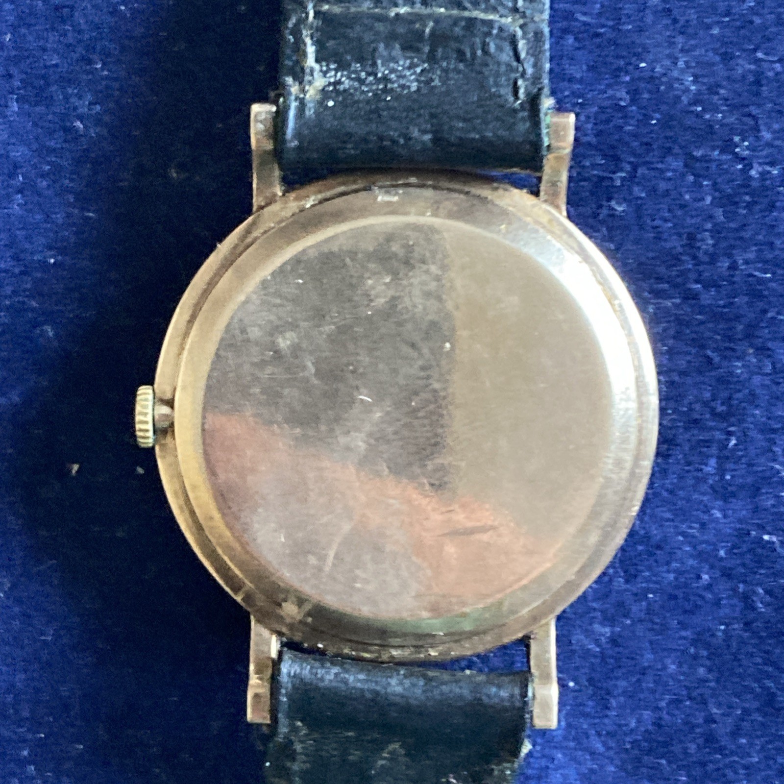Mid century Majex 9ct Gold 21 Jewels Manual Wind Mens Watch