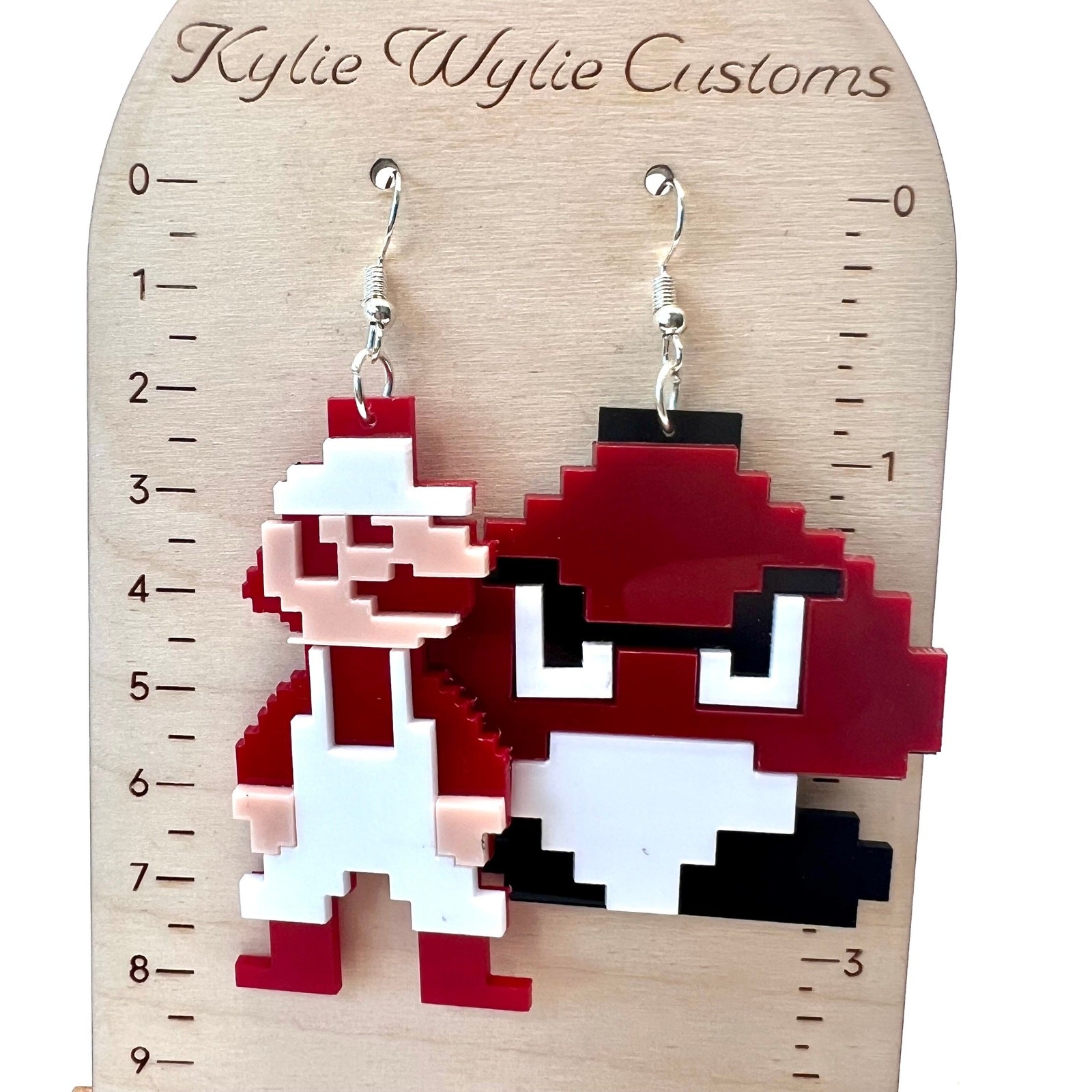 Mario Mushroom Earrings | Y2K Gamer Jewelry | Retro Video Game Earrings