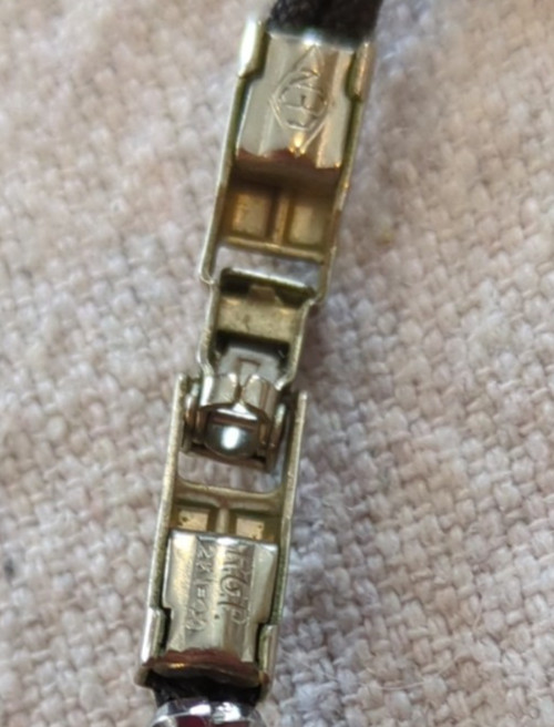 Vintage Swiss Silver Welsbro 17 Jewels Watch Gold Filled Band. Working!!