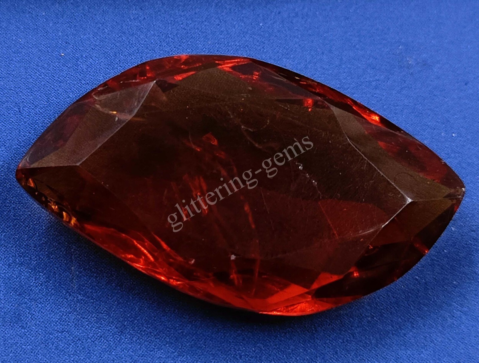 98.25 Ct Fancy Cut Natural Orange Citrine IGL Transparent Loose Gemstone M25