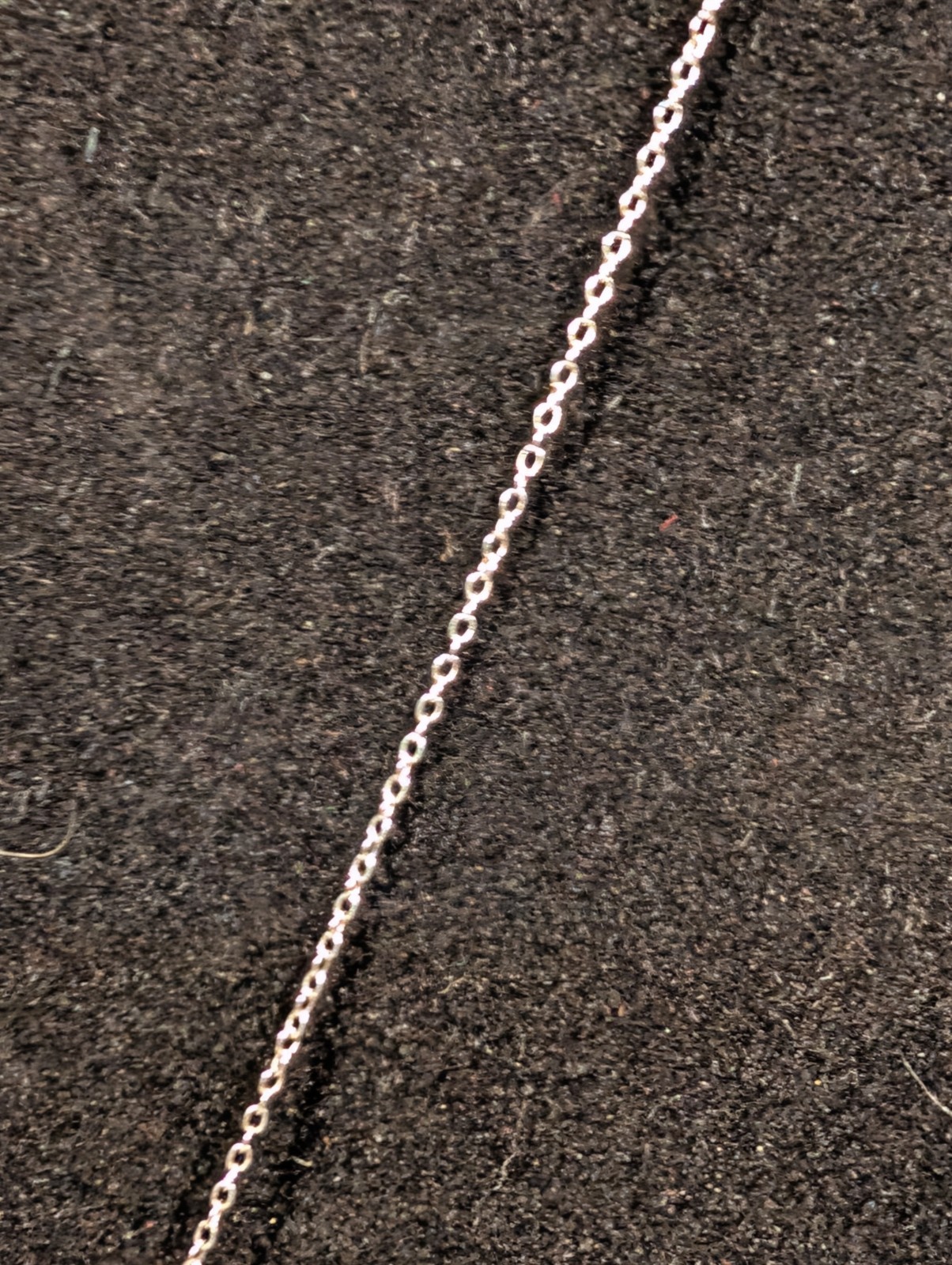 Designer Hou Sterling Silver Floating Diamond Infinity Pendant Necklace 925