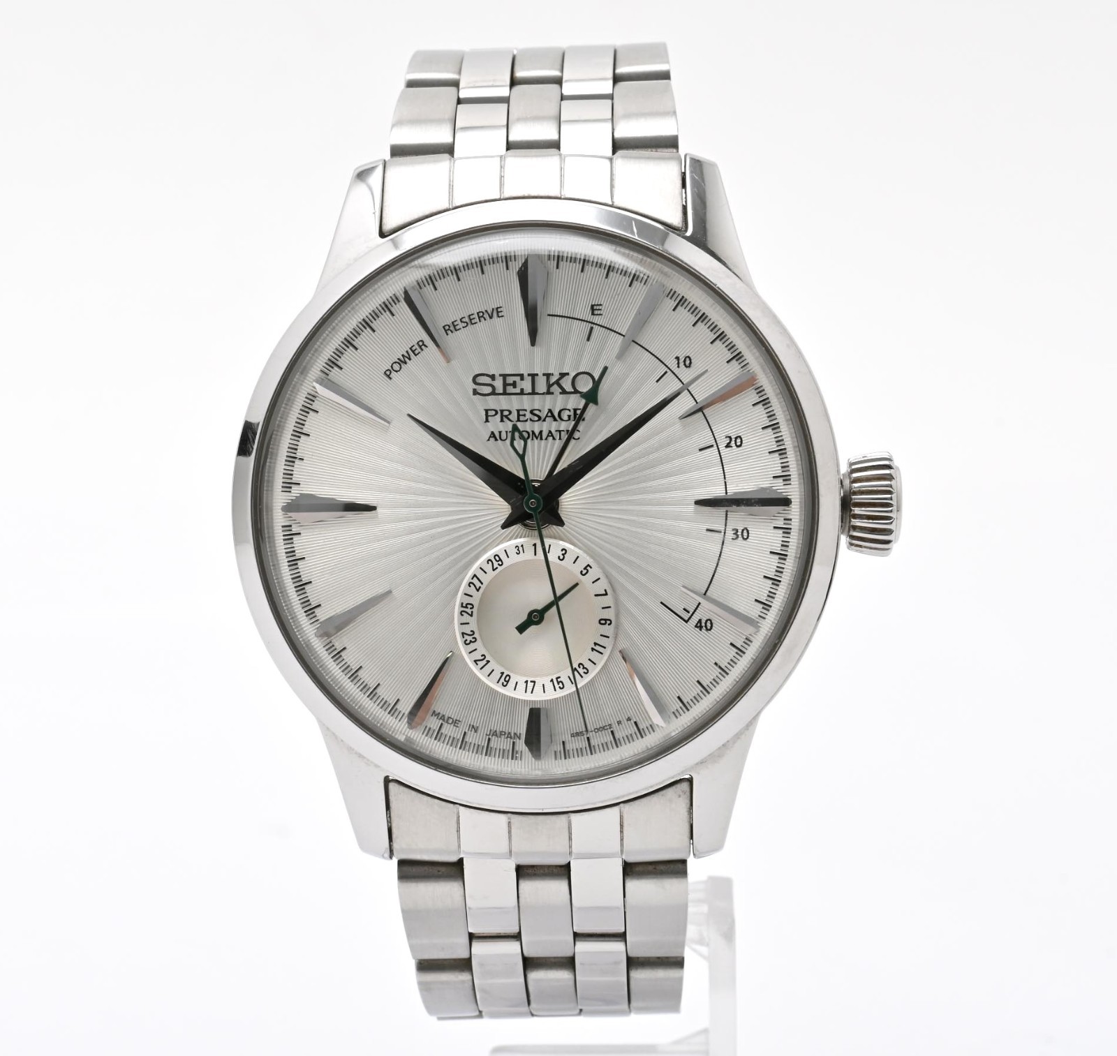 SEIKO Presage 4R57-00E0 SARY079 Silver Dial Date Automatic Men’s Watch JAPAN