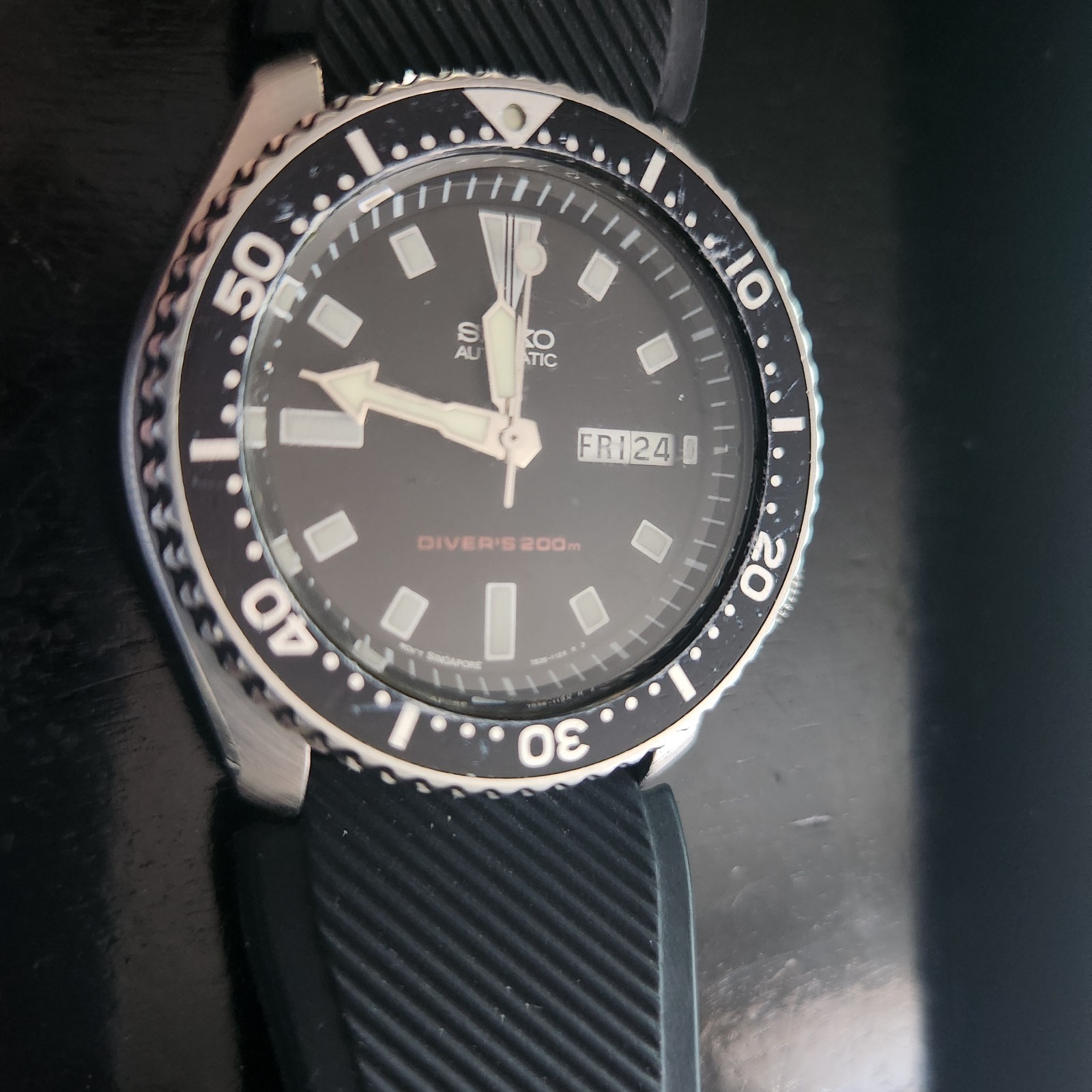 SEIKO DIVERS WATCH,200m, AUTOMATIC SERVICED LAST WEEK. 7S26-0029,