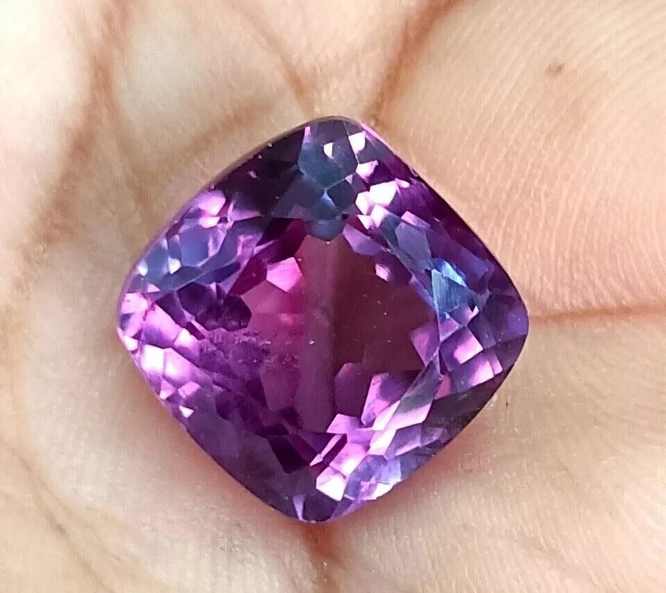 Musgravite RARE UNHEATED Natural 12-14 Ct Mogok Certified Loose Cushion Gemstone