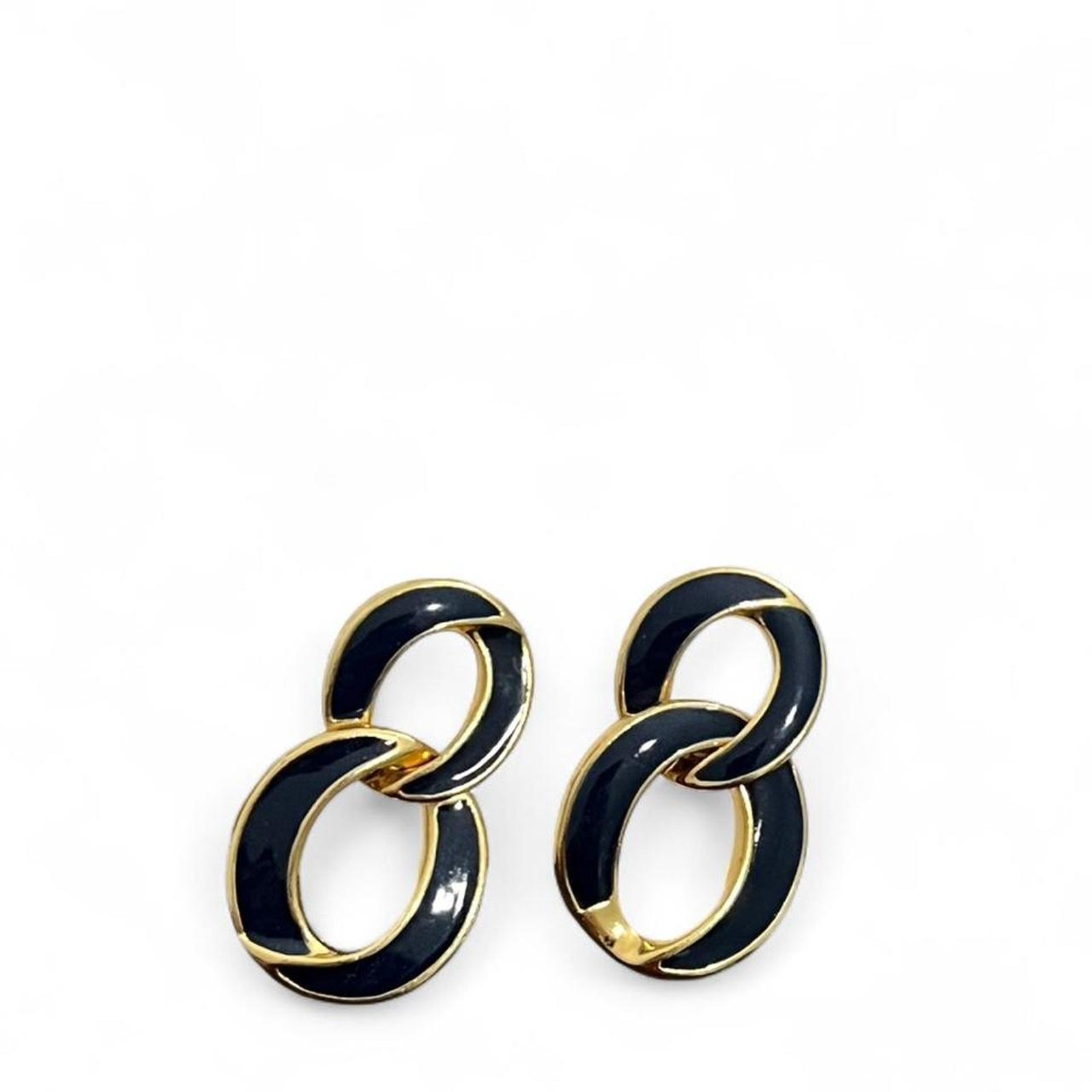 Navy blue and gold chain