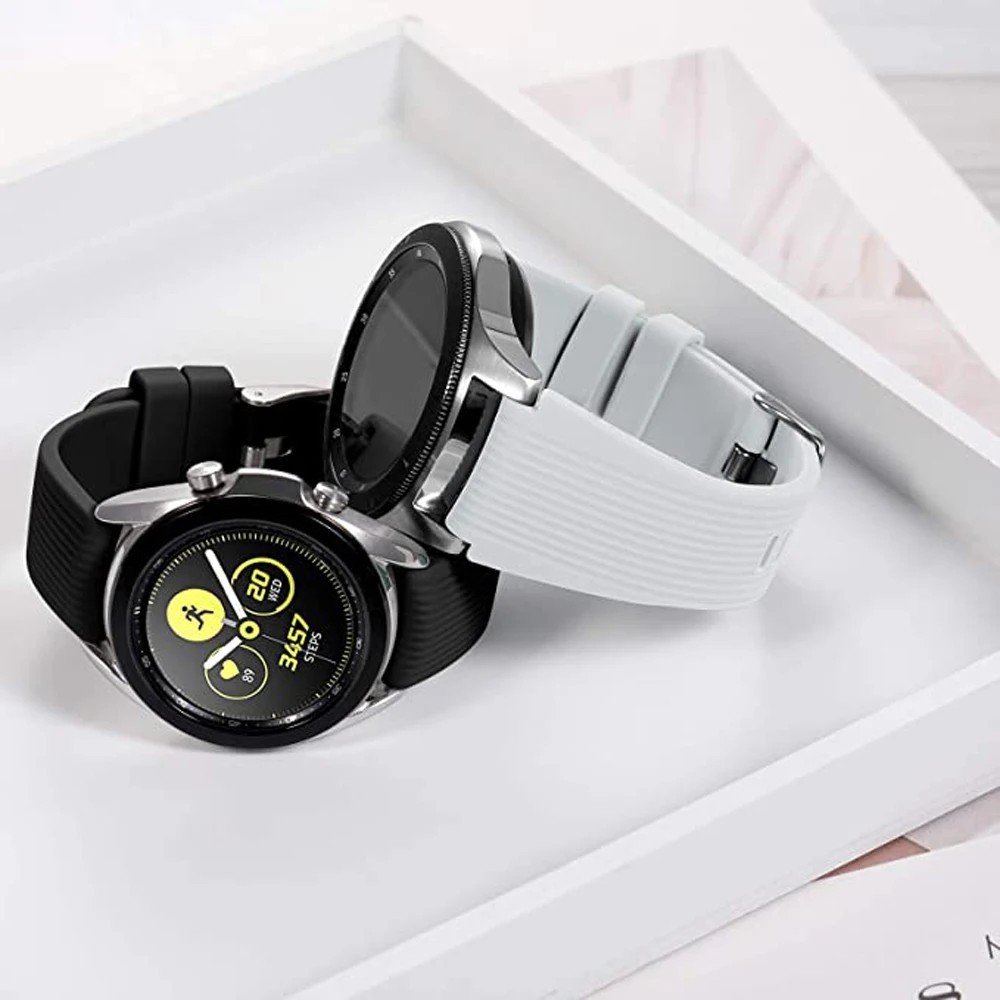 Silicone Watch Band Strap for Garmin Vivoactive 3/5 Forerunner 245 645 Music