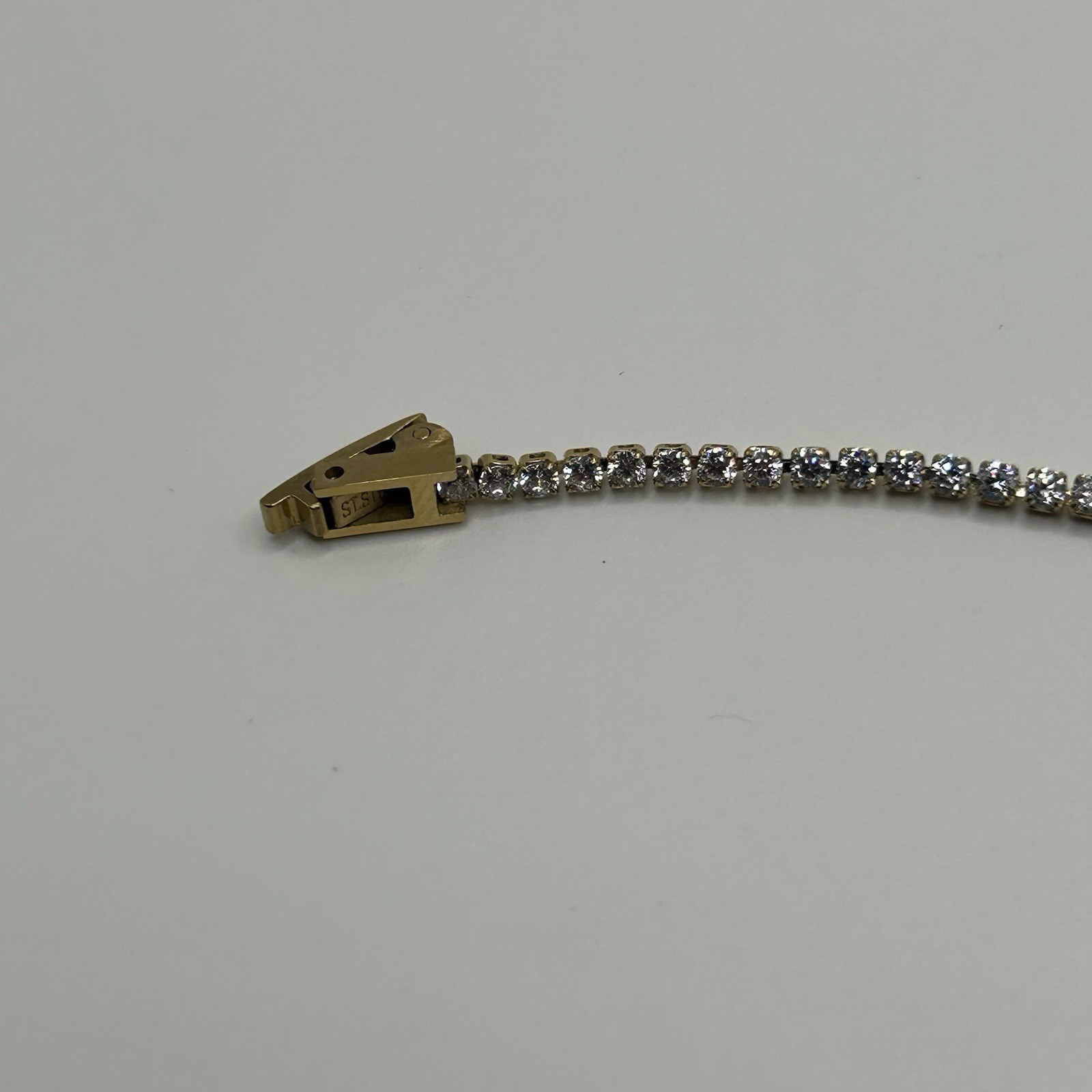 Moissanite Bracelet New VVS1 D 2mm 7 Inch Women Waterproof Gold Non Tarnish