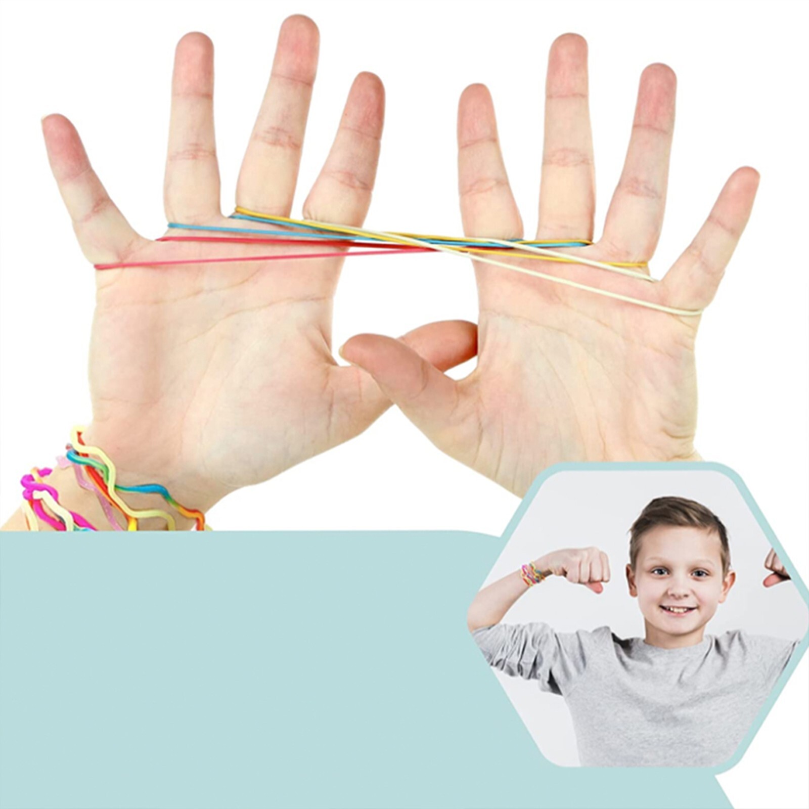 Zummy Silicone Bandz Bracelets variety of vibrant colors and fun shapes 36 pcs