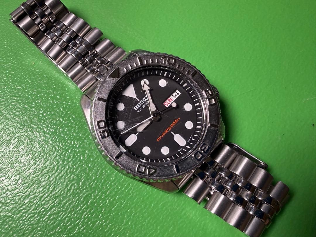 SEIKO SKX007 “Black Boy” Automatic Diver – Yacht‑Master Style Bezel