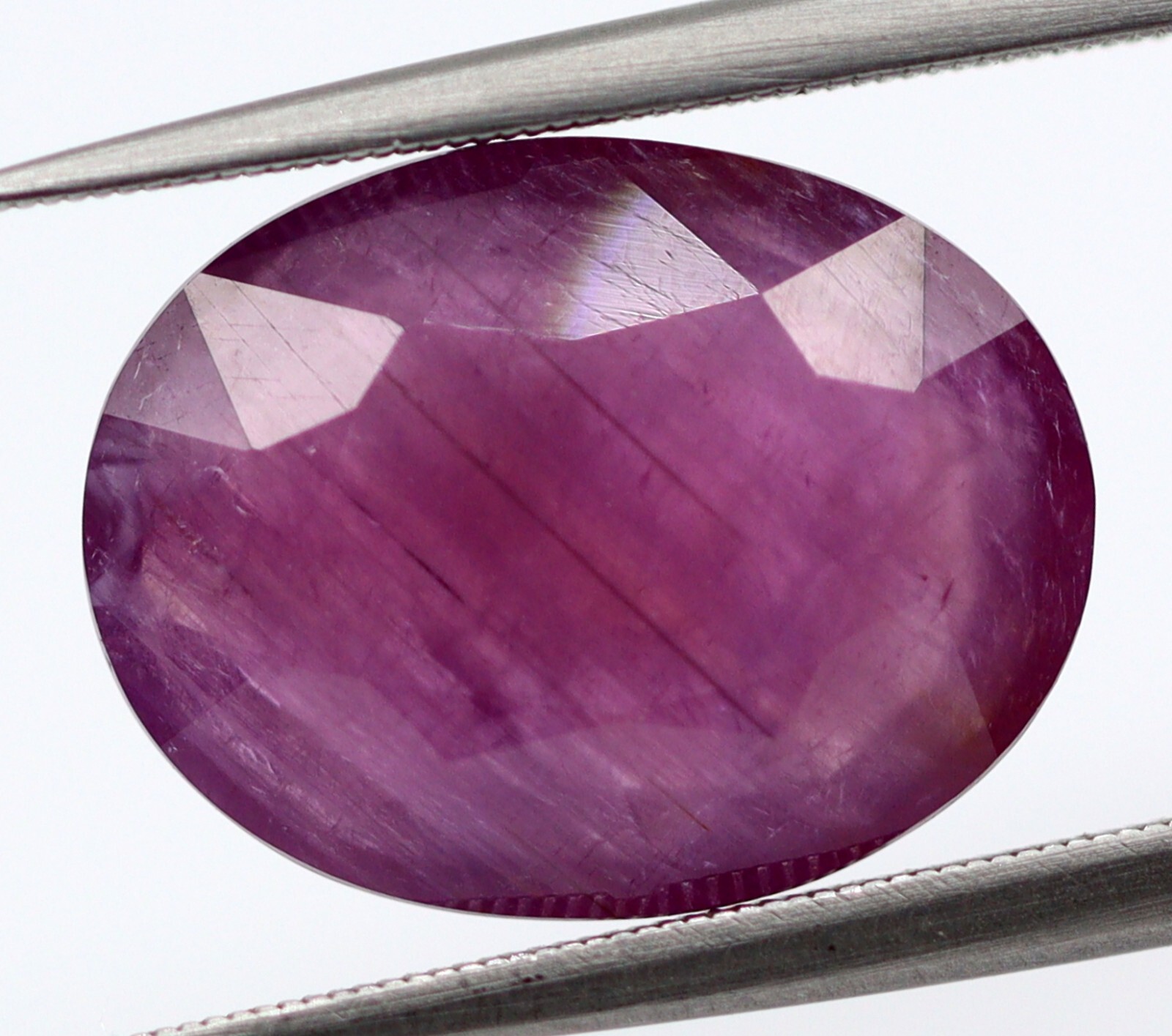 Purplish Red Natural Ruby Loose Oval 13×10 mm No Heat Certified Gemstone 6.26 Ct