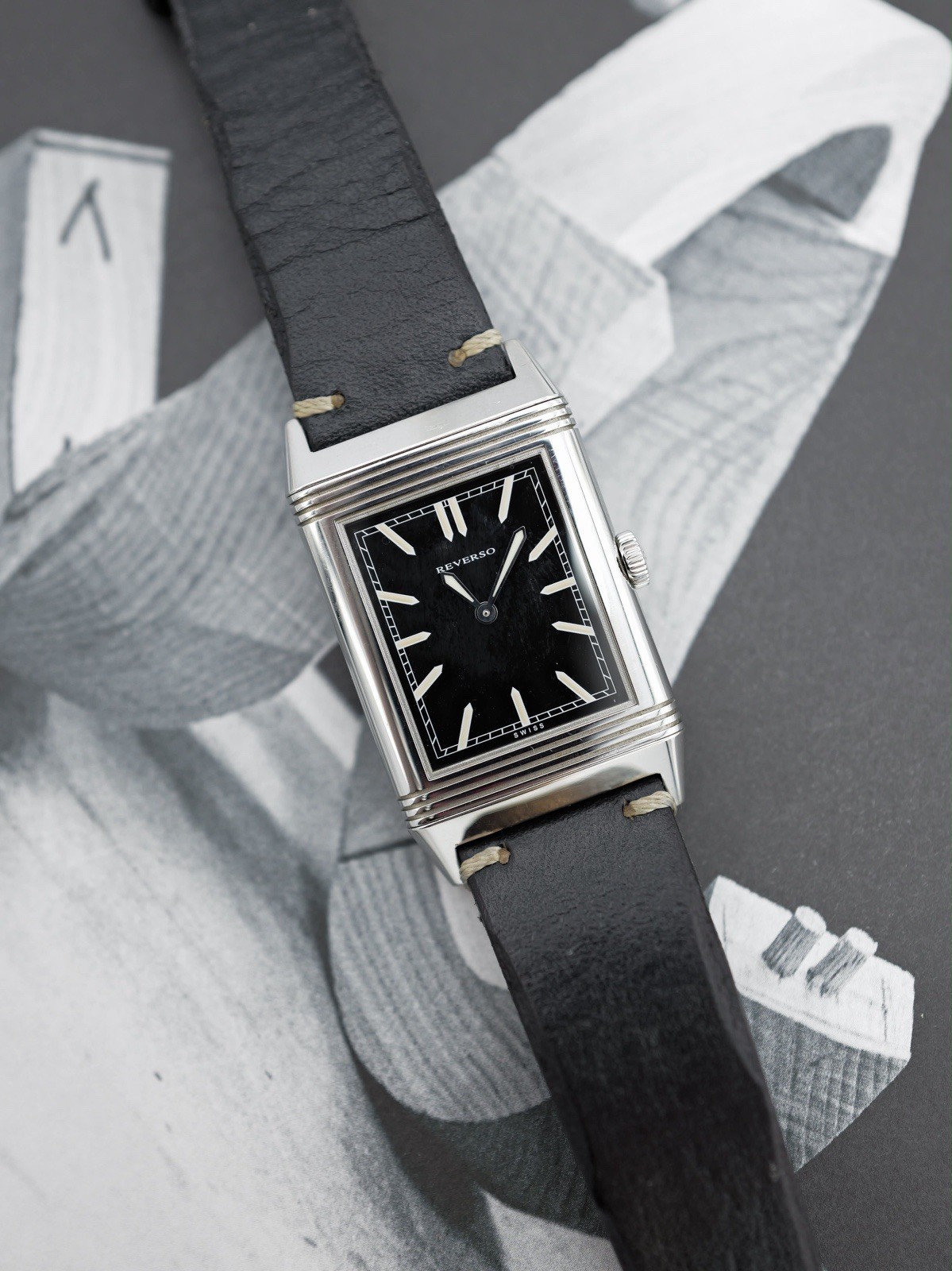 Jaeger le Coultre Grande Reverso Ultra Thim Tribute 1931 Full Set Ref.277.8.62