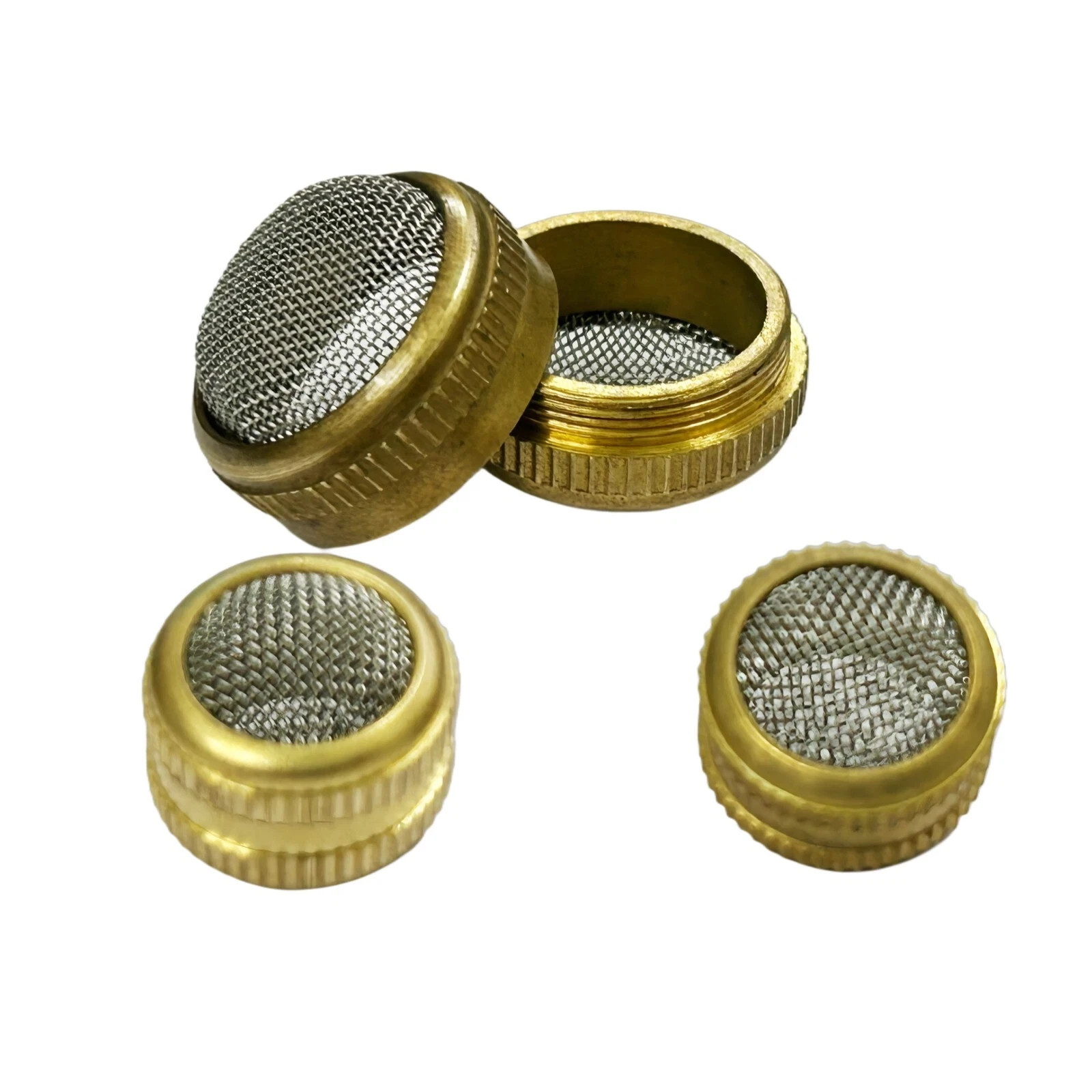 9pc Brass & Steel Ultrasonic Cleaning Mesh Screw Basket Watch Tool 16,25,20mm