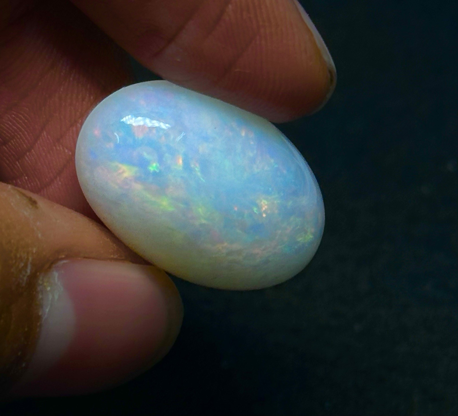 Multi Color Opal Cabochon 17.70 cts High-Quality Gemstone Use for Making Jewelry