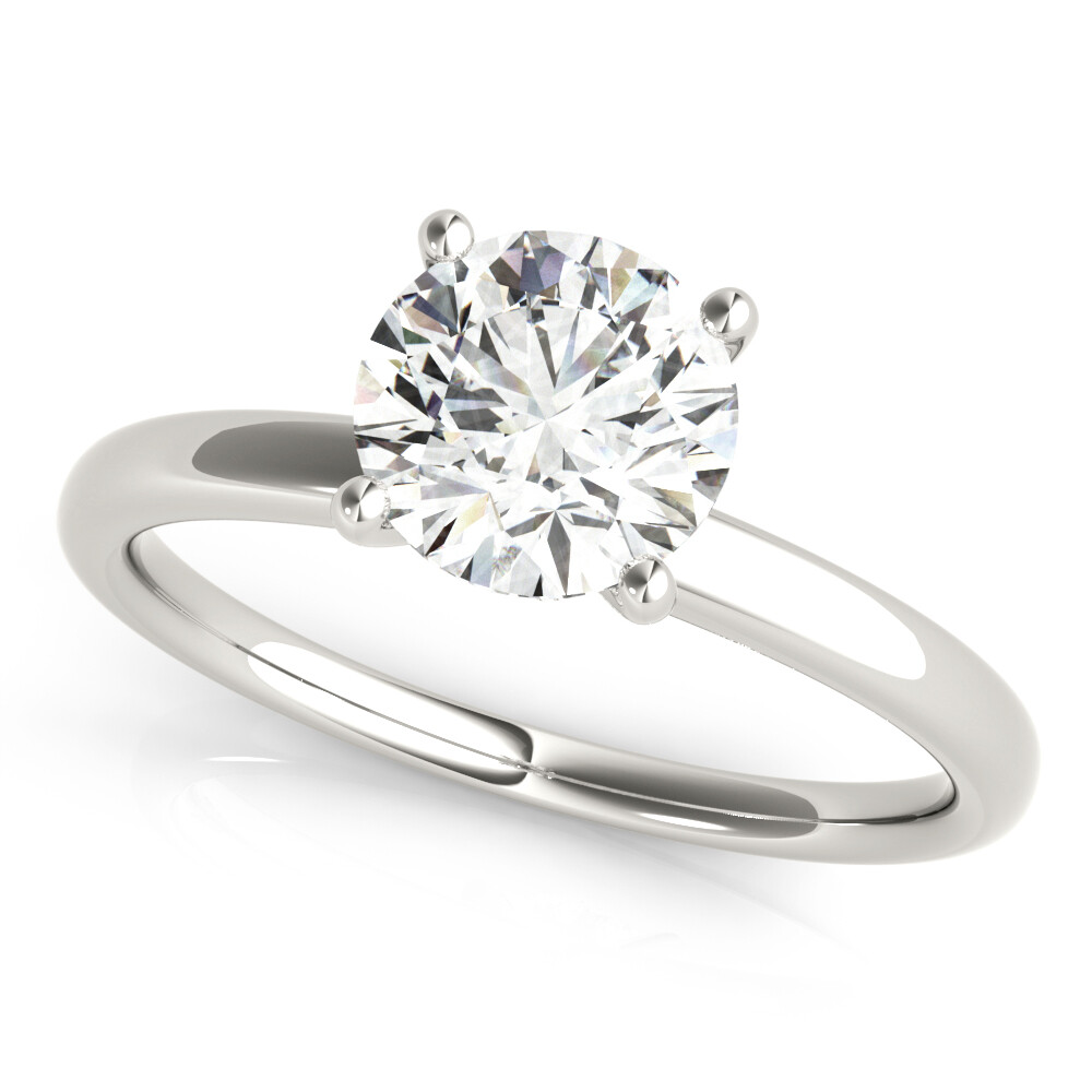 2.00 Carat Forever One Moissanite Solitaire Ring 14k Gold Charles & Colvard