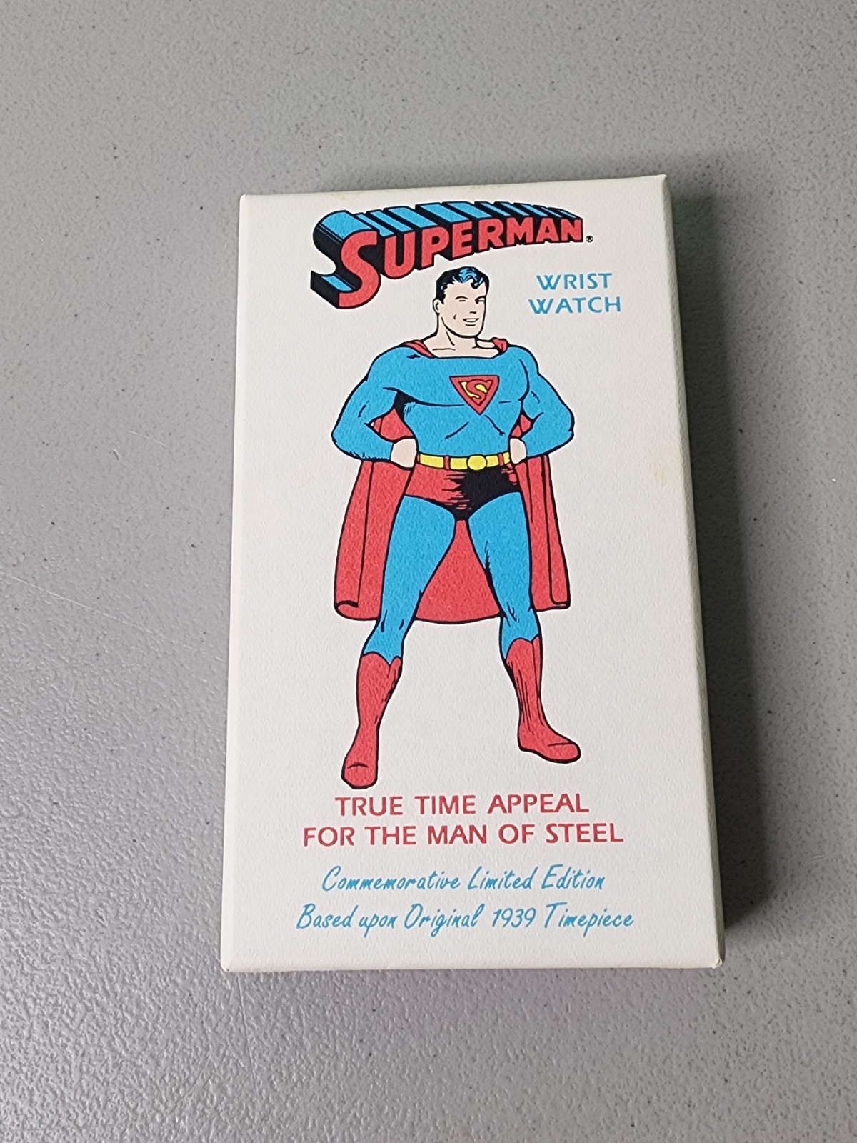 1993 Superman Reproduction 1939 Wrist Watch Warner Bros Store DC Comics