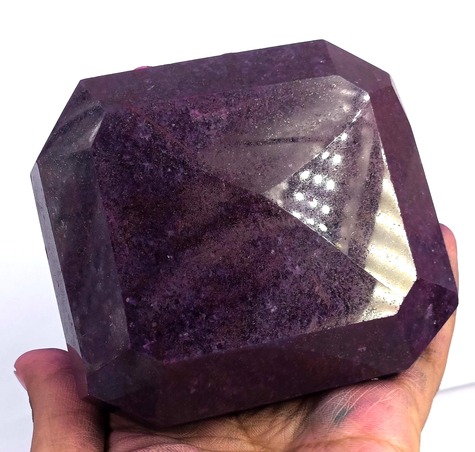 Unique Quality 2827 Ct Natural Red Ruby Emerald Shape IGL Gemstone 6AHG