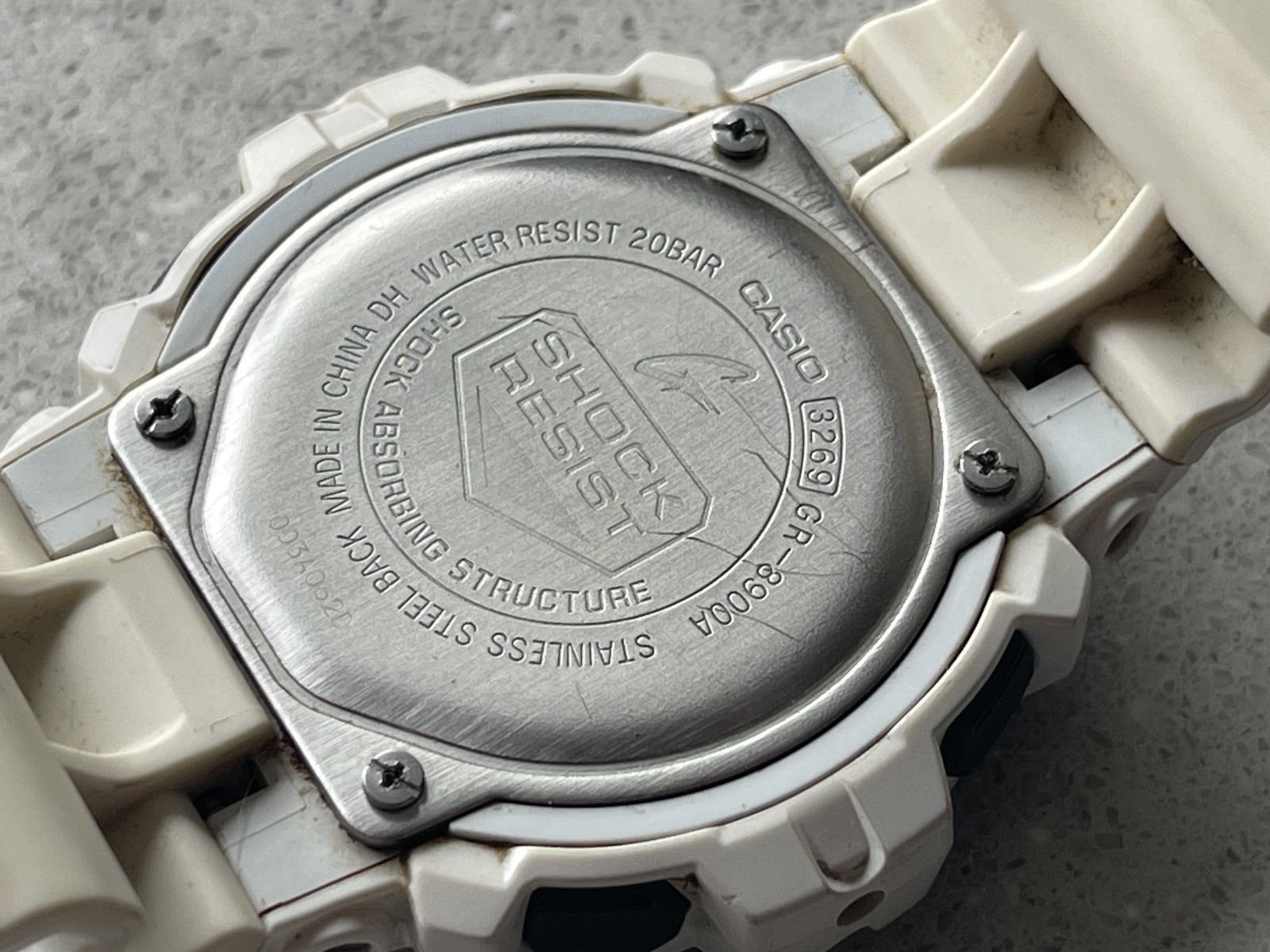 Casio G-Shock White Tough Solar Digital Watch GR-8900A-7ER