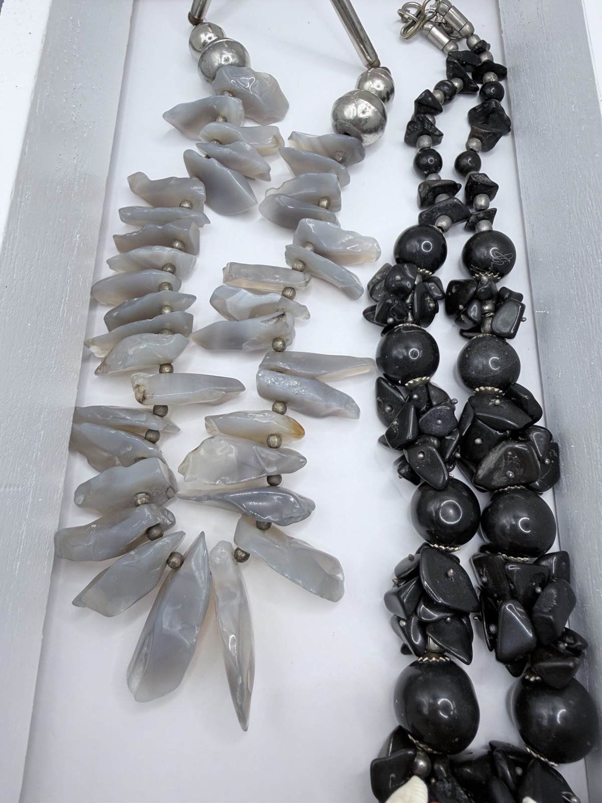 Vintage Natural Gemstone And Shell Lot Of 31 Pieces- Pearl, Shell, And More