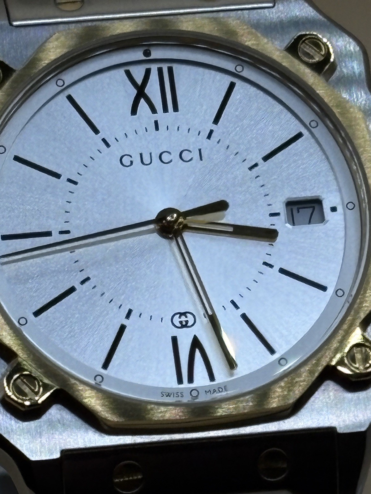 Gucci G-FLAT YA166506 Quartz Gucci Watch Square Watch Gold Watch Unisex