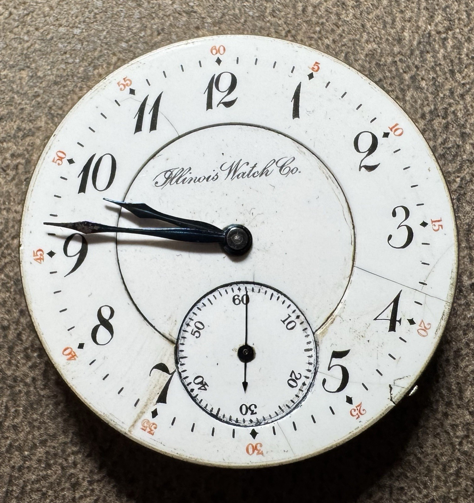 1900 ILLINOIS 16S 15J GRADE 173 PW LS POCKET WATCH MOVEMENT runs