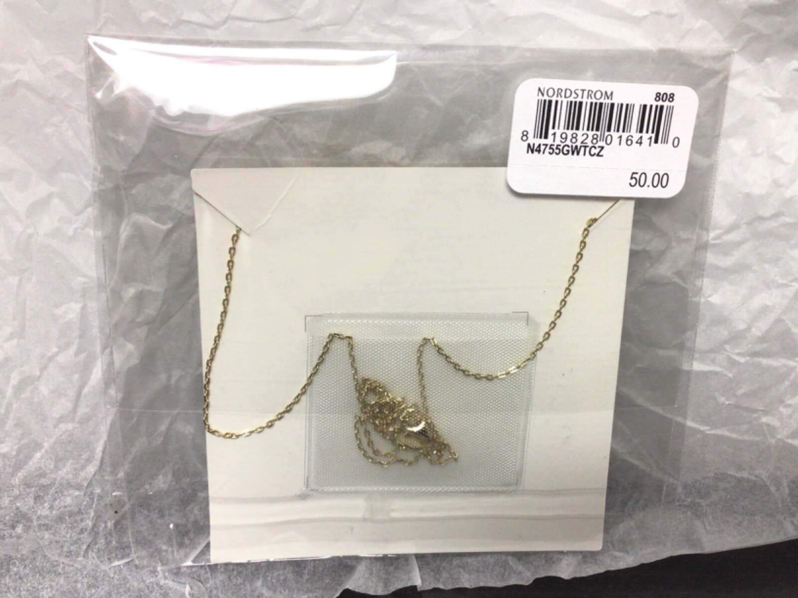 Melinda Maria A-Z Block Letter Necklace 18K Gold Over Sterling Silver- K