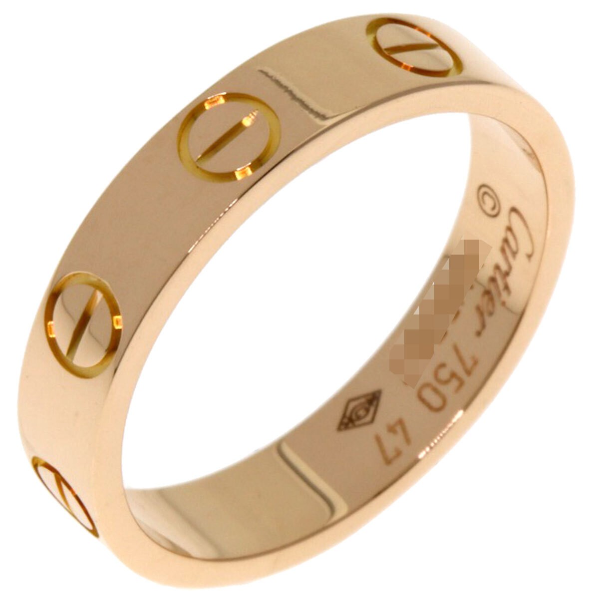 Cartier Mini Love Ring K18 Pink Gold US 4 Women’s Jewelry