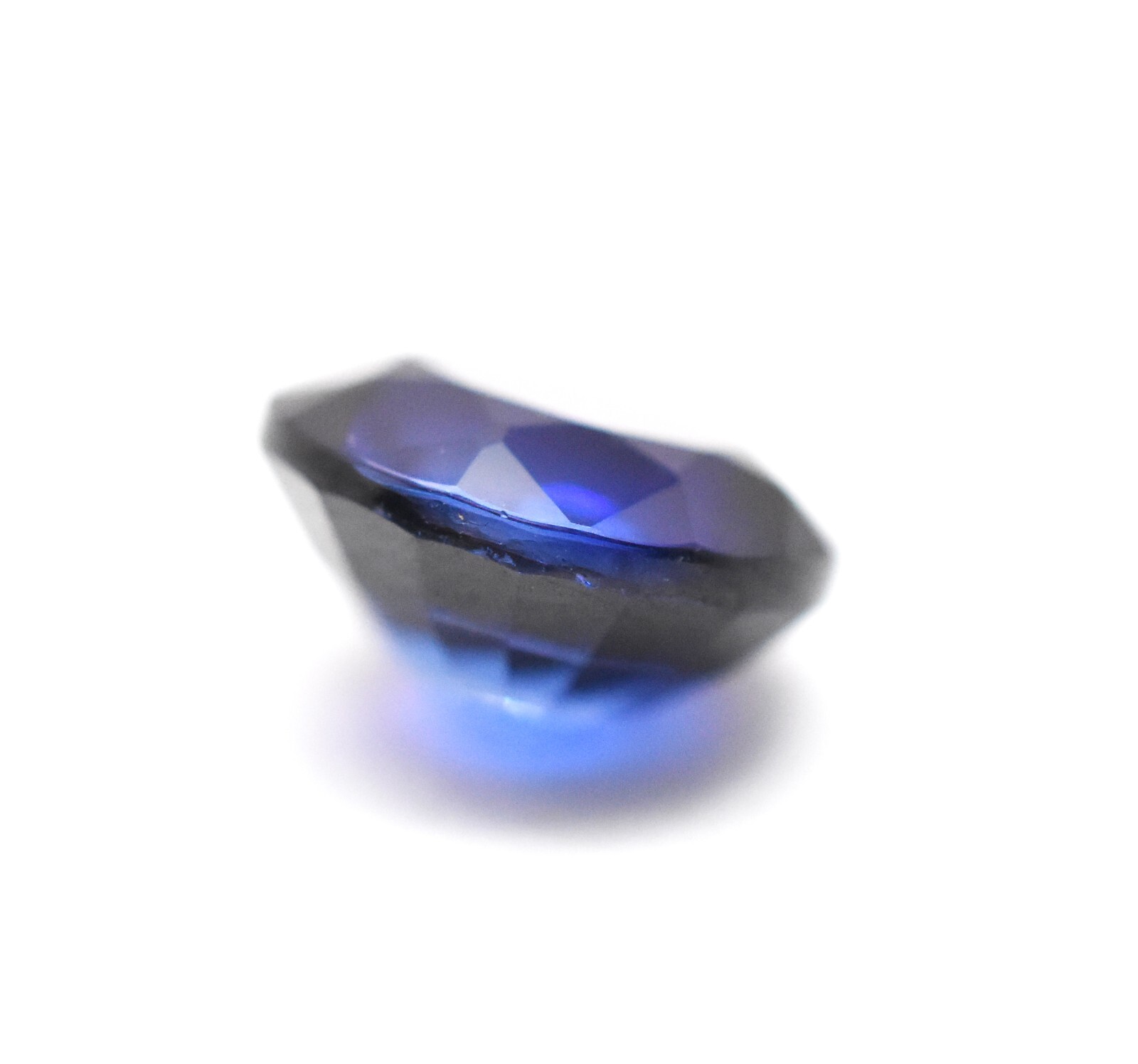Lab Blue Sapphire Round Diamond Cut 6 mm 8 mm 10 mm 12 mm Loose Gemstones