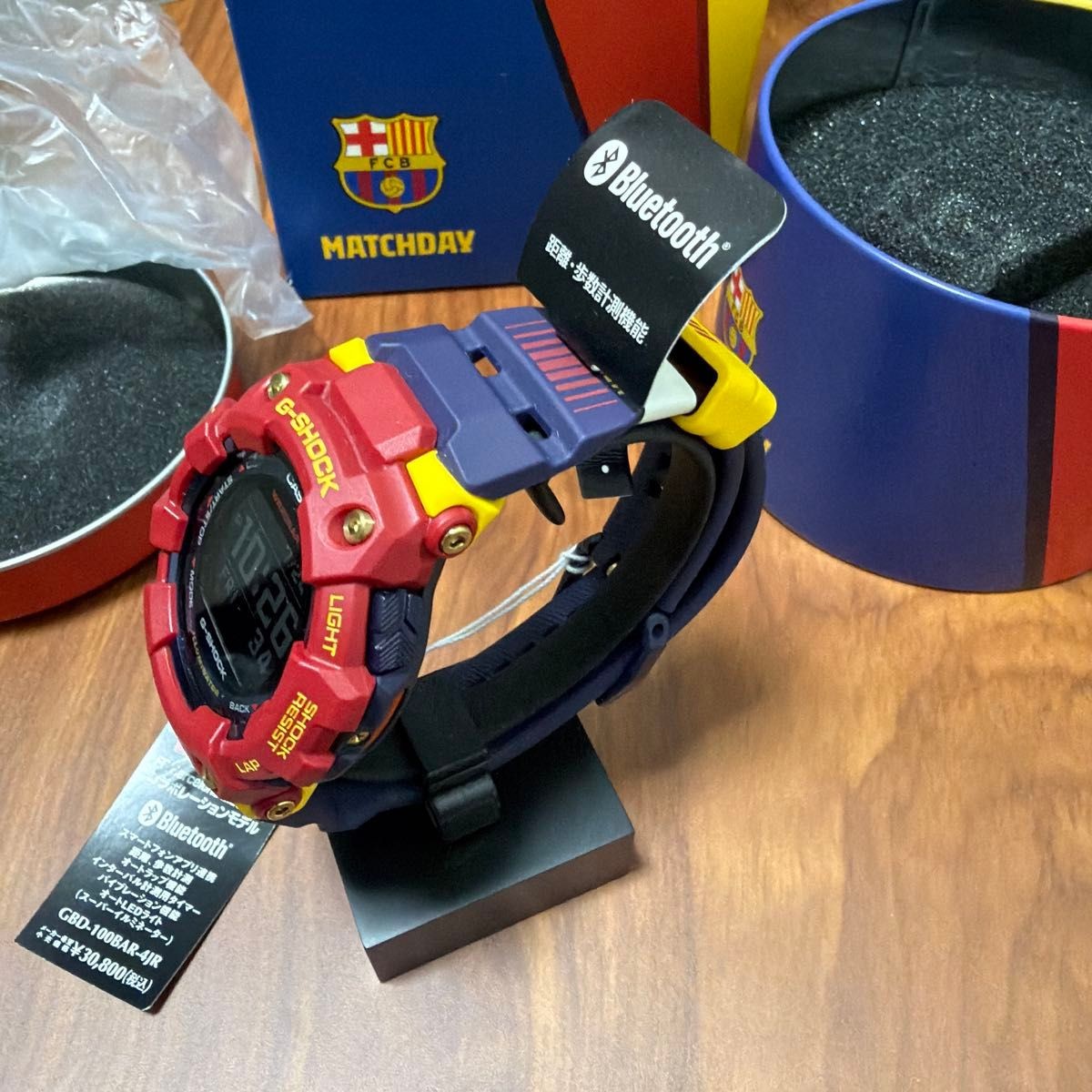 CASIO G-Shock GBD 100BAR 4JR FC Barcelona Matchday Collaboration No.1918