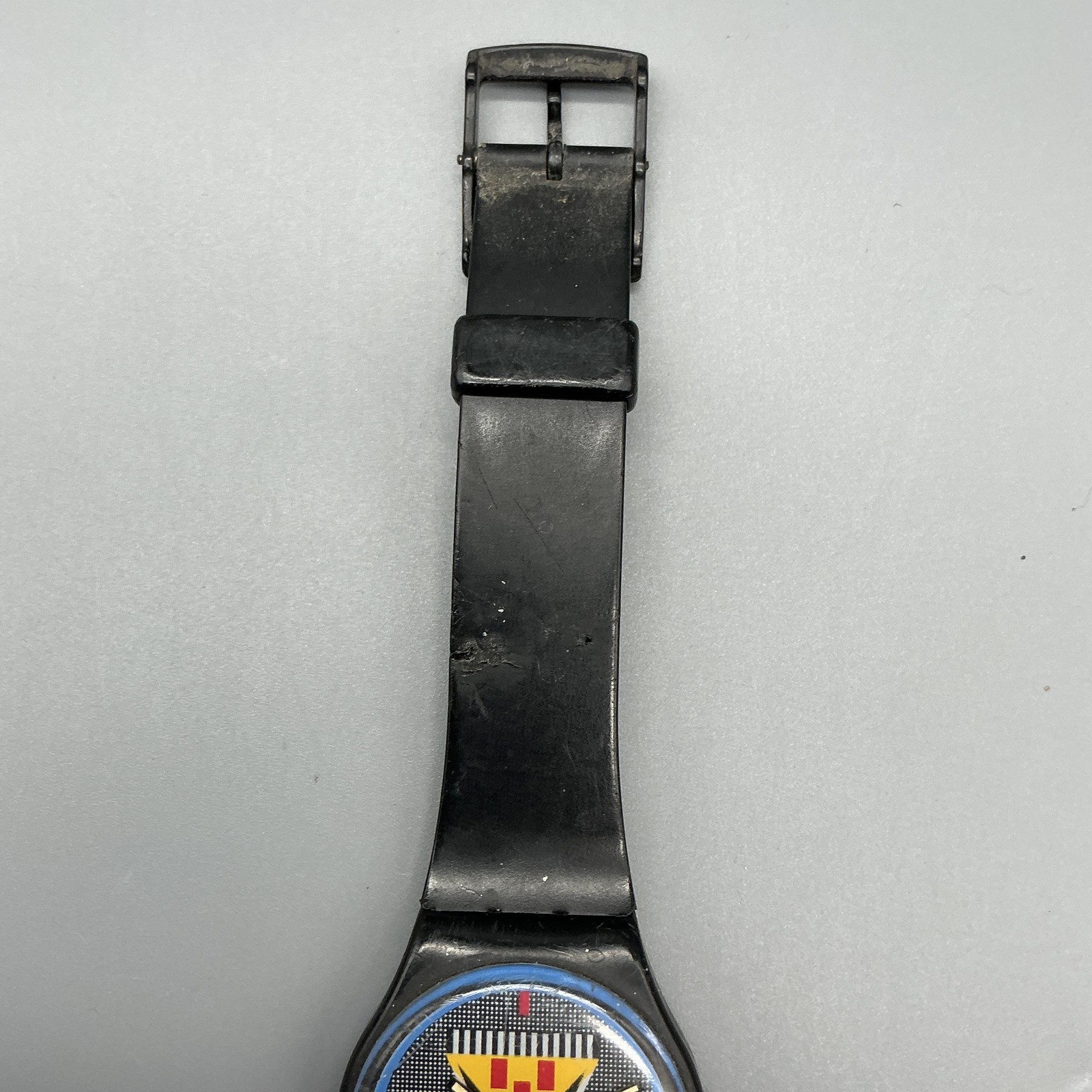 Swatch Lancelot Womens Watch 31mm Geometric Dial GB110 Plastic Swiss New Battery