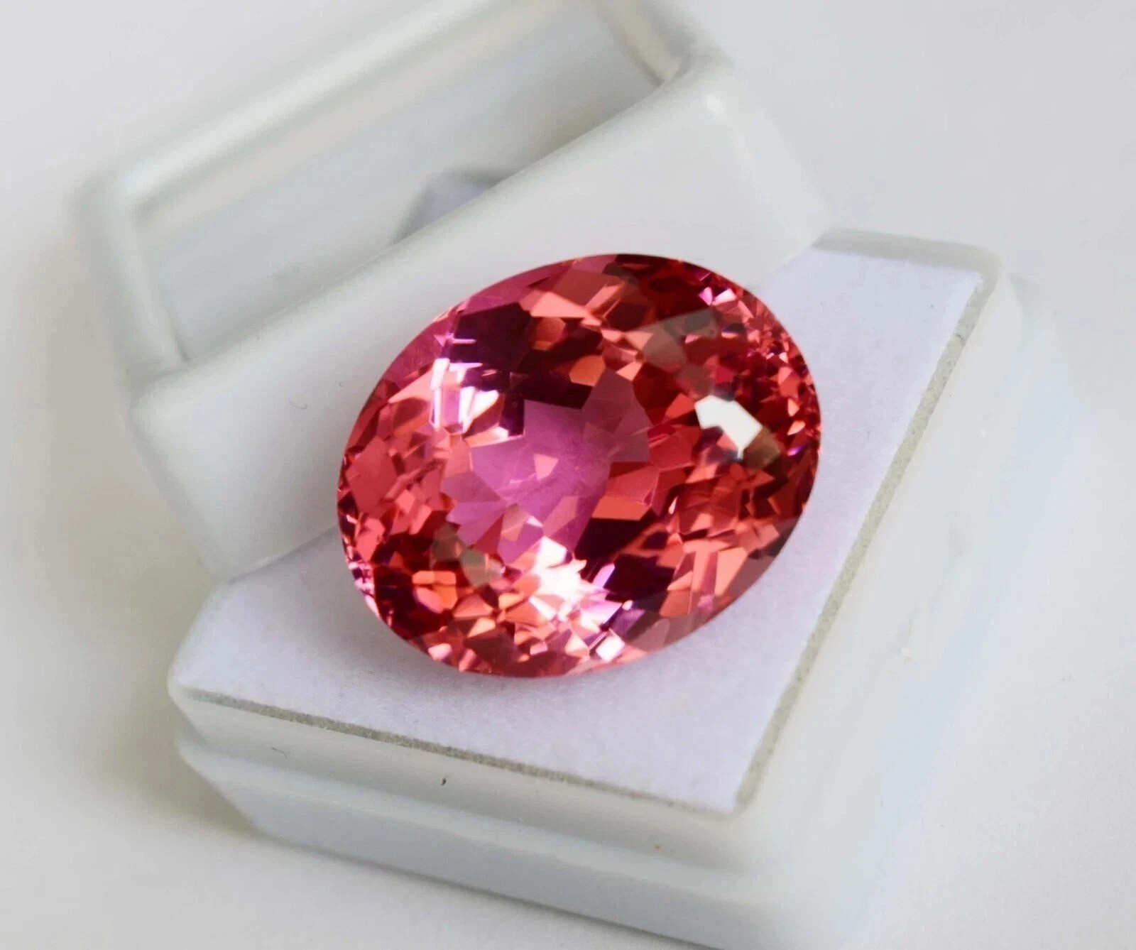Padparadscha Sapphire Oval Cut 9-10 Ct Certified EGL Natural Loose Gemstone