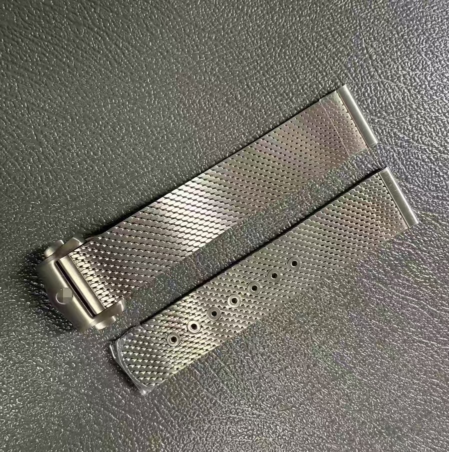 20 Mm Mesh Titanium Alloy Bracelet Band for Omega No Time To Die Diver 300M 007