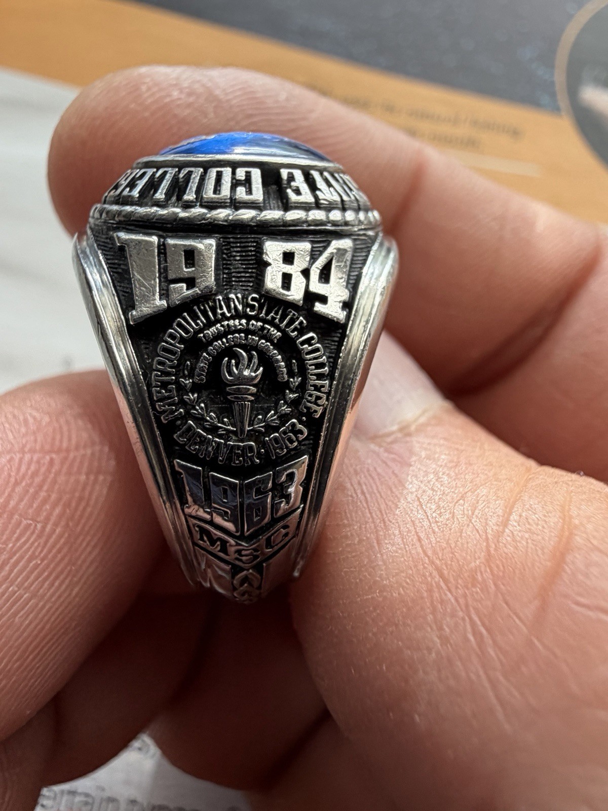 Metropolitan State College Class Ring