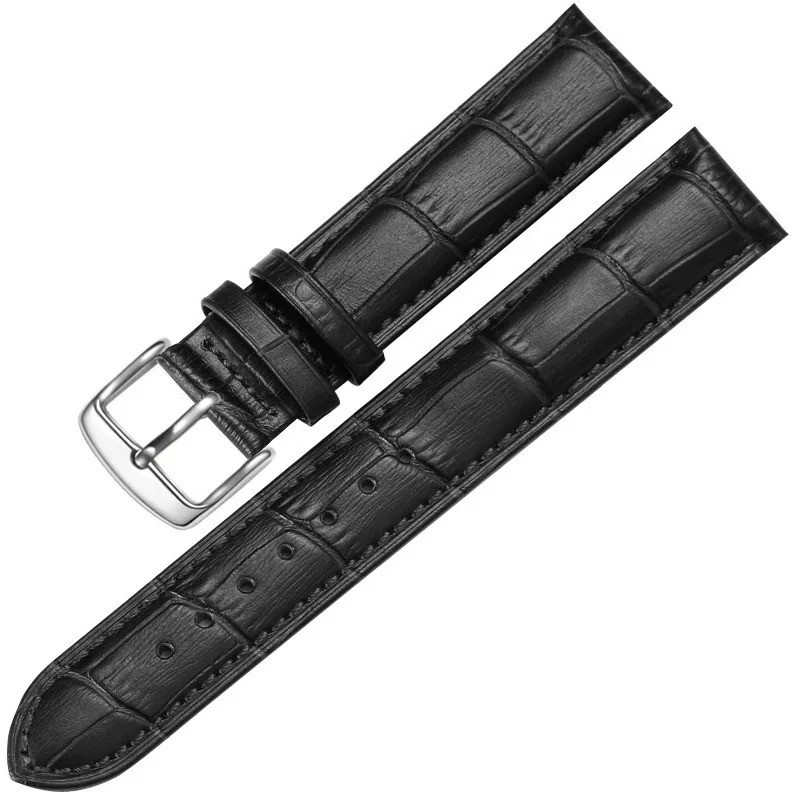 Genuine Leather Mens Watch Strap Band Brown Black 12mm 14mm 16mm 18mm 20mm 22mm