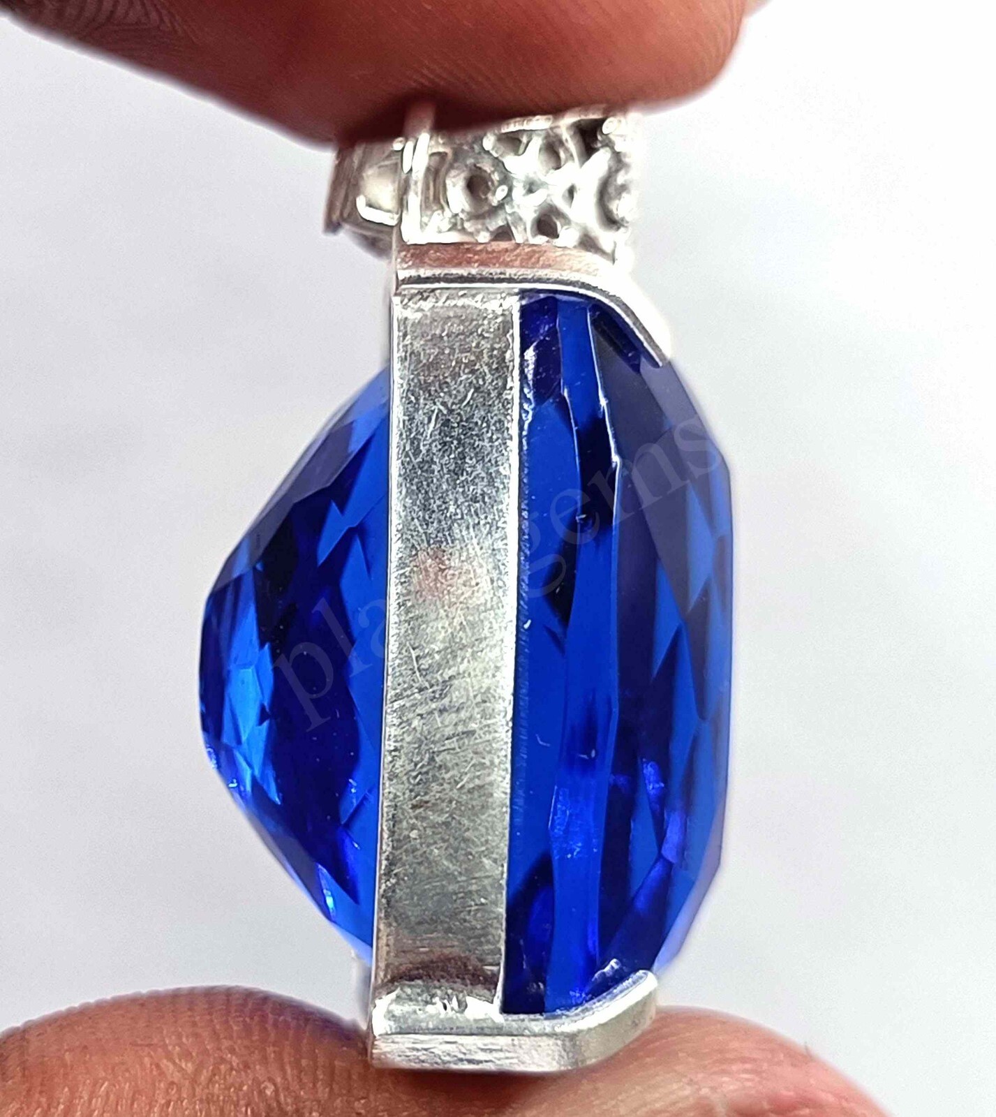 74.65 Ct Festive Big Sale EMERALD Cut Blue Topaz Certified NATURAL Gemstone 5ATM