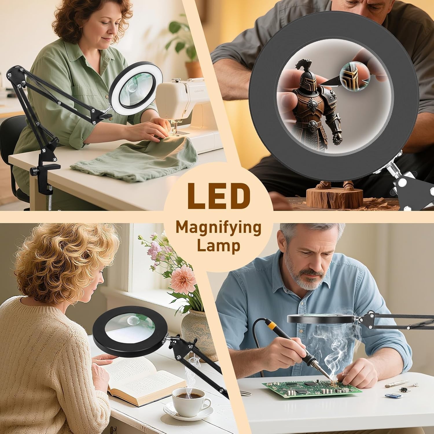 Ultimate 12X & 30X Magnifying Glass with Light – Ideal for Seniors & Hobbies