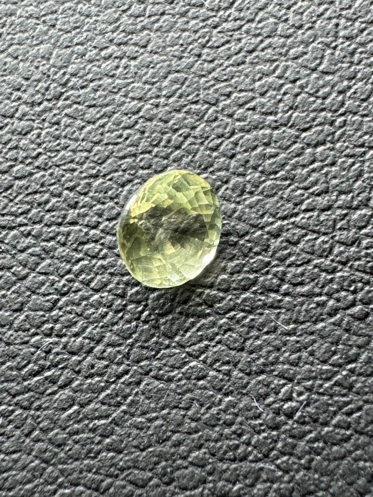 Lemon Green CHRYSOBERYL, 0.48 Carat, 4.5 mm, Round, Clean. Natural Gemstone #54