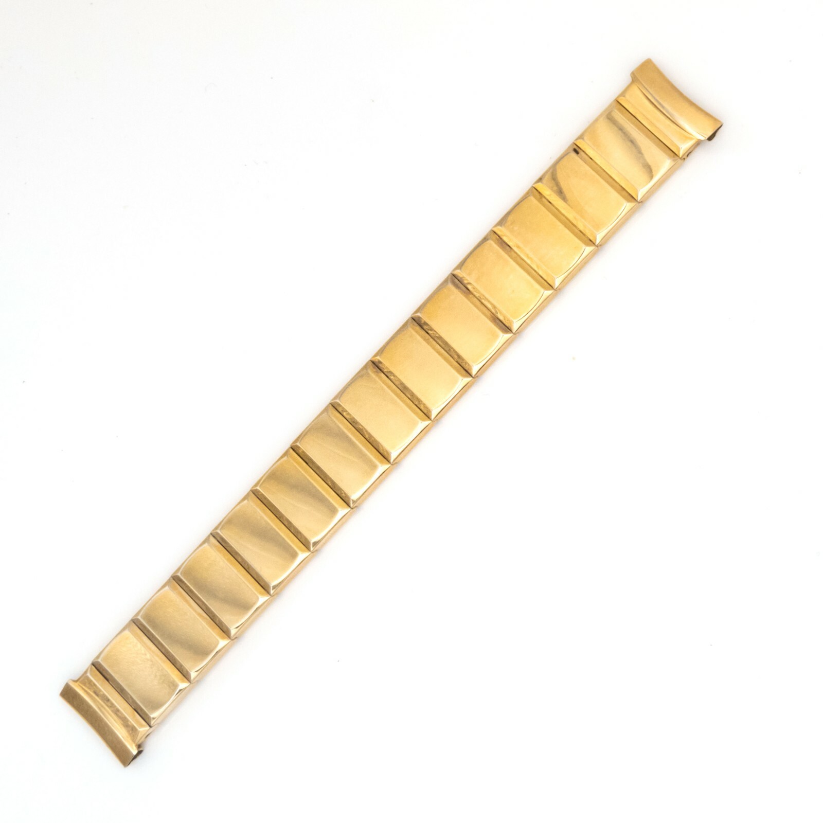 Vintage Gemex 17.0 mm goldtone wristwatch expansion bracelet, great condition
