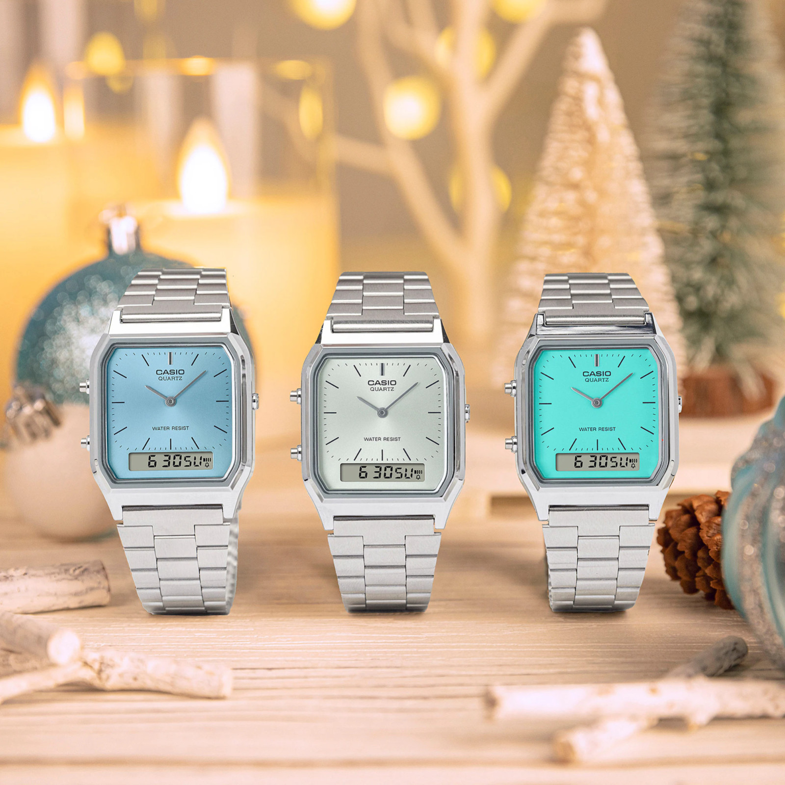 CASIO AQ-230A-2A2MQYES⎪AQ-230A-2A2⎪Original⎪CASIO BLUE⎪Free Shipping