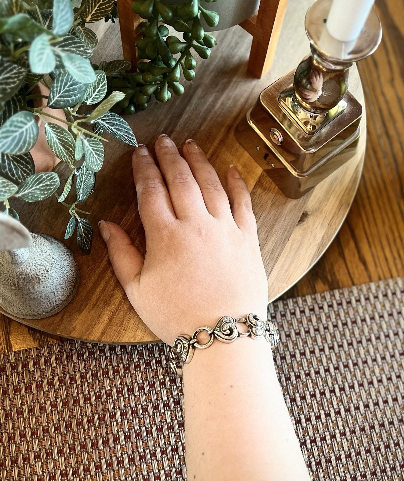 BRIGHTON Penelope Heart Bracelet Retired Design 7-8.5″