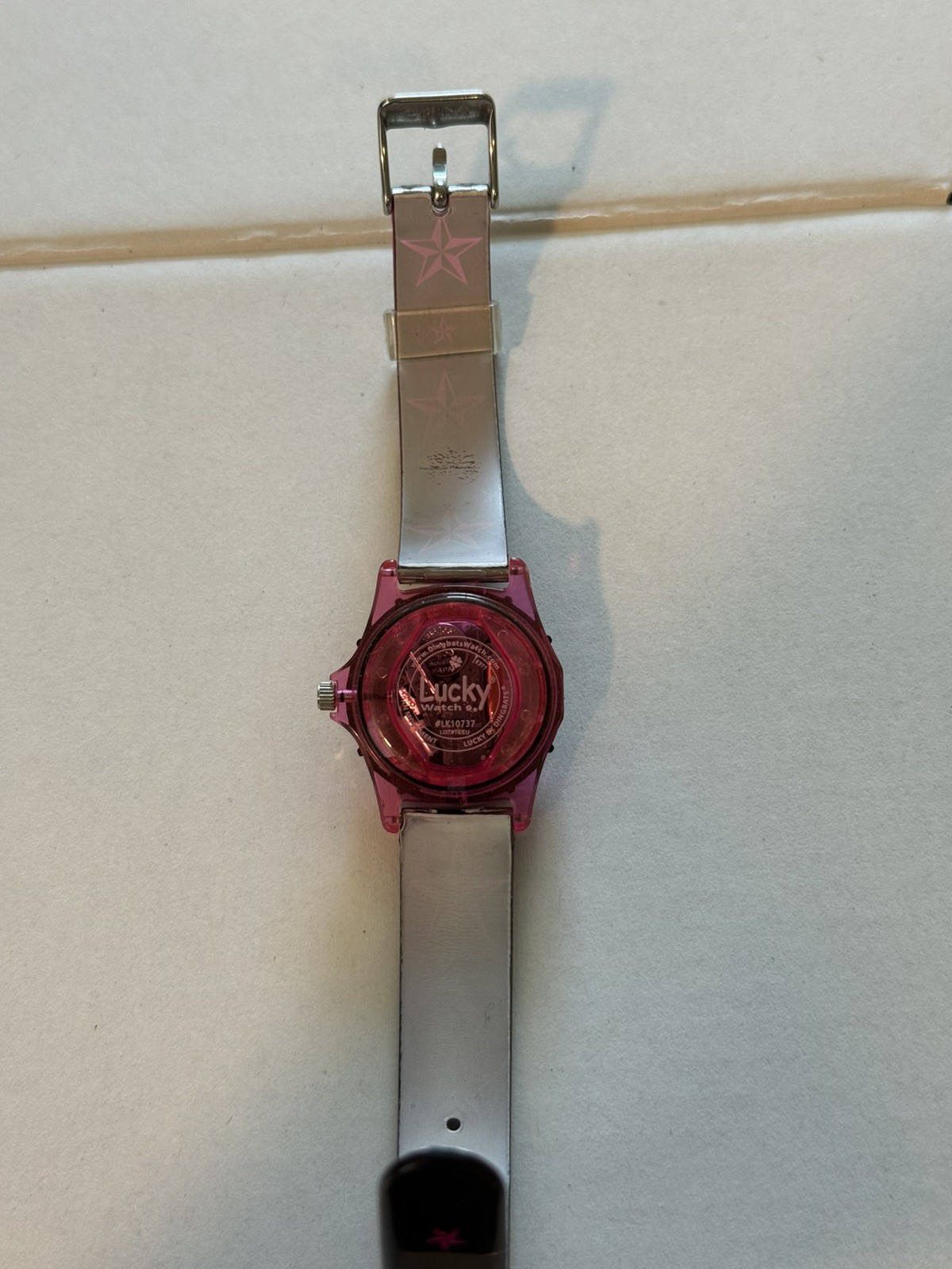 LUCKY BRAND – Ladies Quartz Watch – Pink & Black