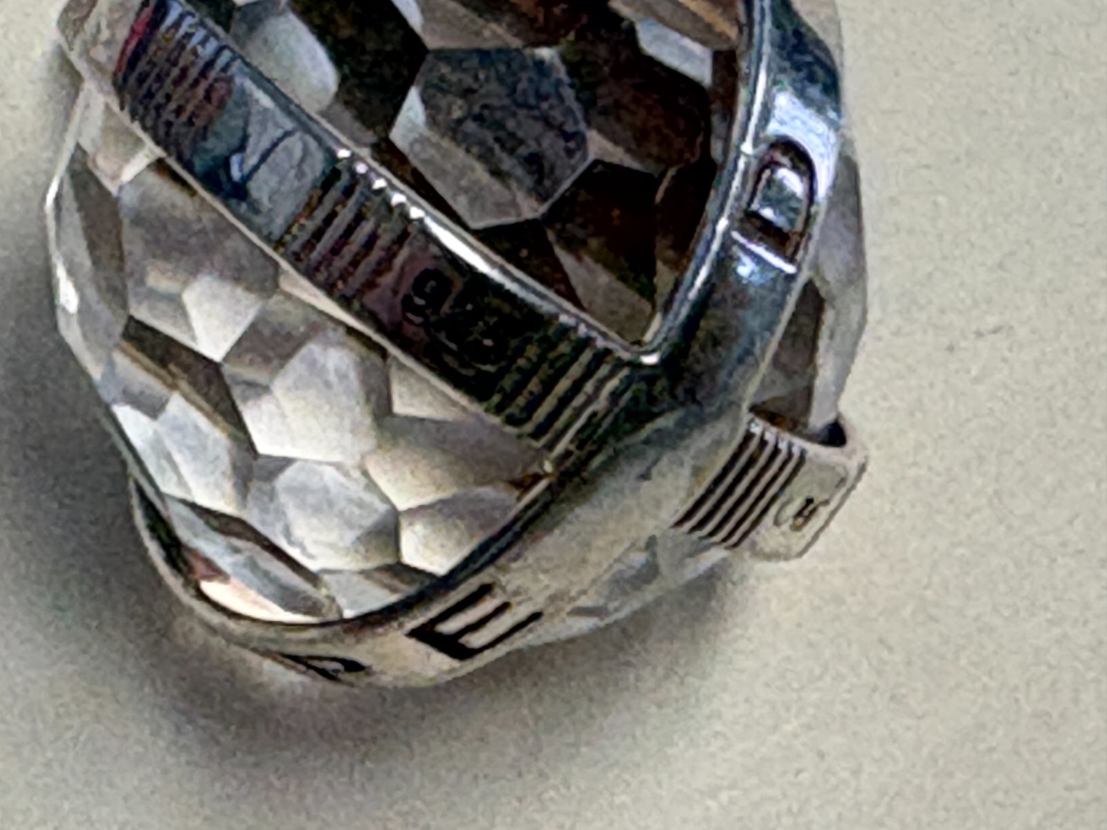 Monica Rich Kosan Large “Carpe Diem” Sterling Silver pendant With Rock Crystal