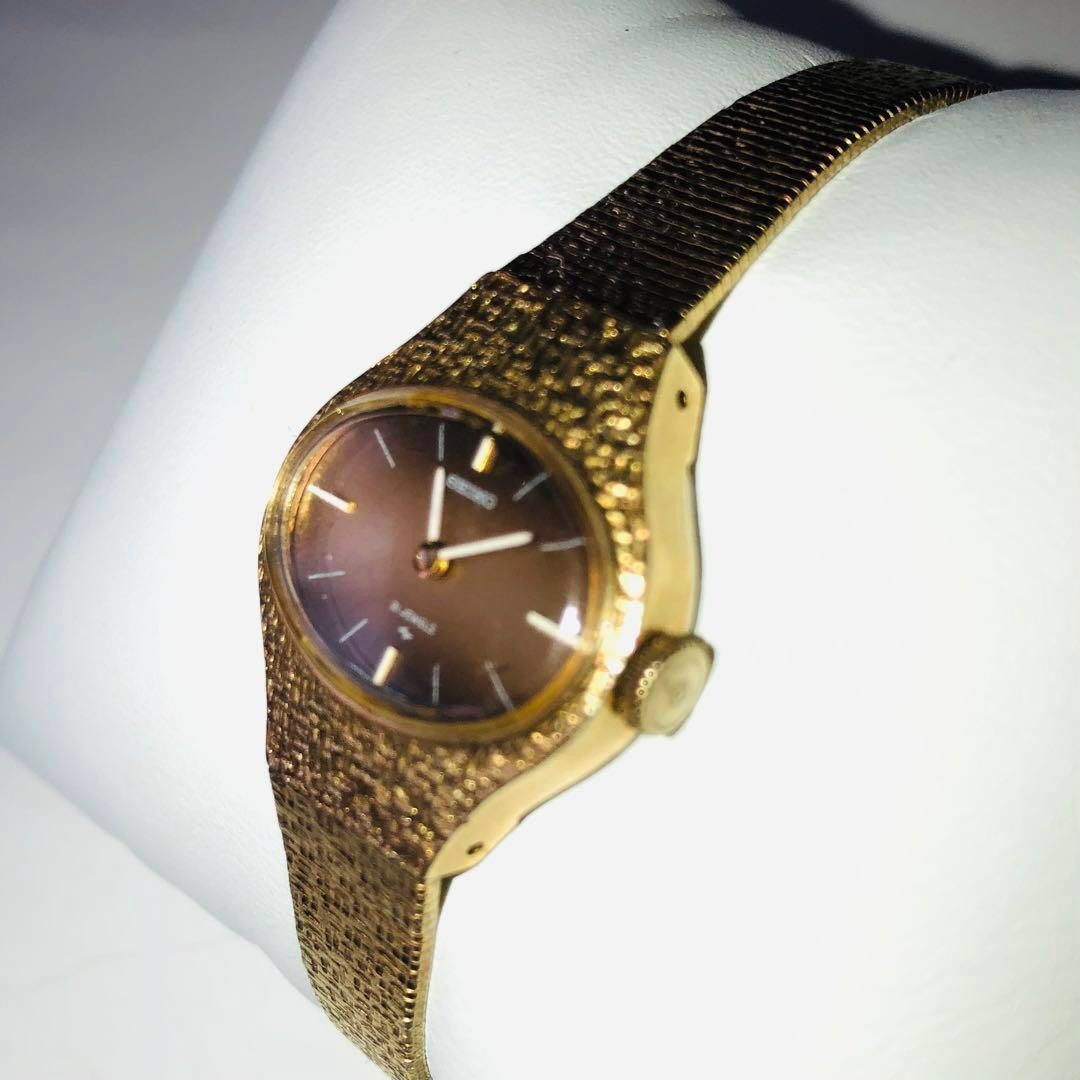 Seiko 21 Jewels Hand-wound Watch, Gold, Antique