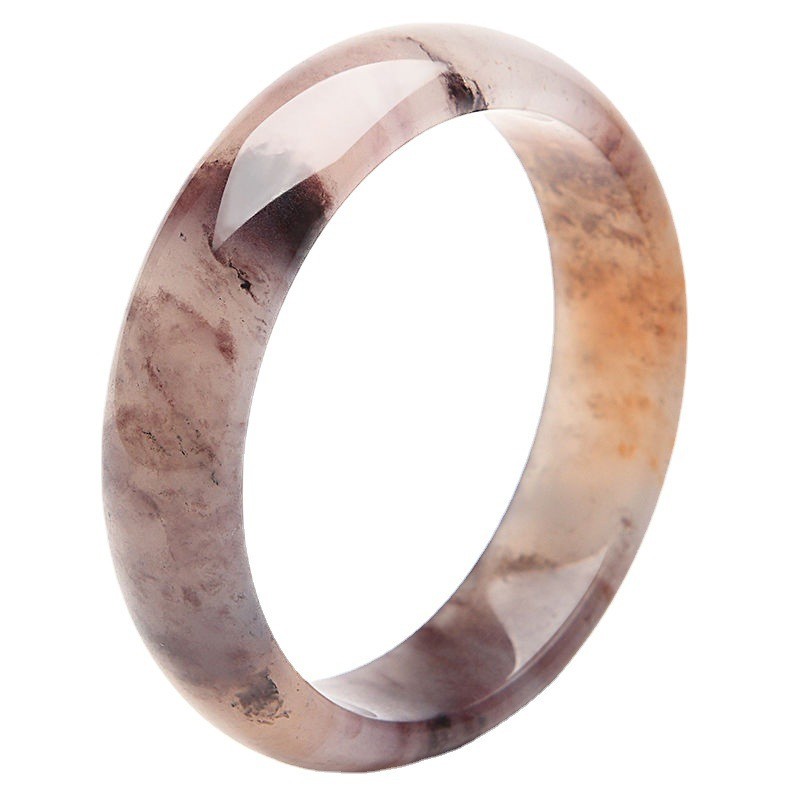 Natural Hotan Violet Jade Bangle 54-64mm Inner Diameter Gemstone Bracelet