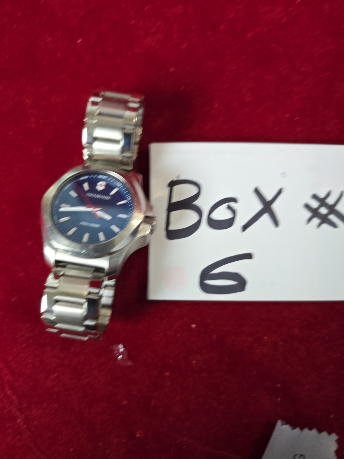 VICTORINOX SWISS ARMYI.N.O.X. V Blue Dial Blue Fabric Women’s Watch 241770 36mm