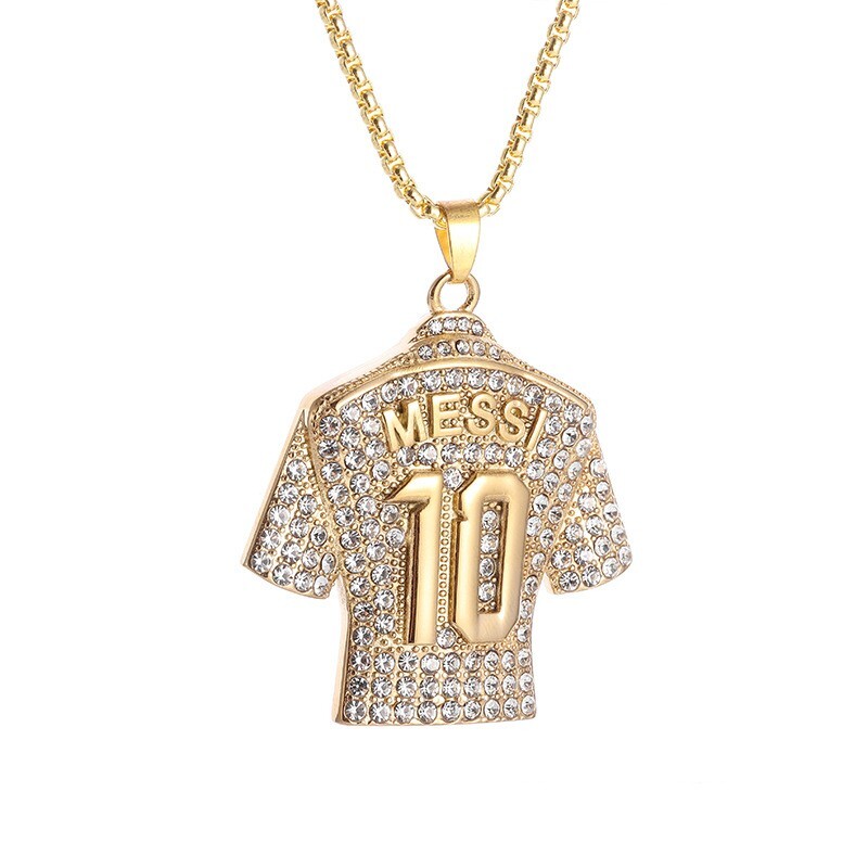 MESSI GOLD NECKLACE – SHINE WITH GOAT LM 10 + EXTRA ACCESSORIES ON US
