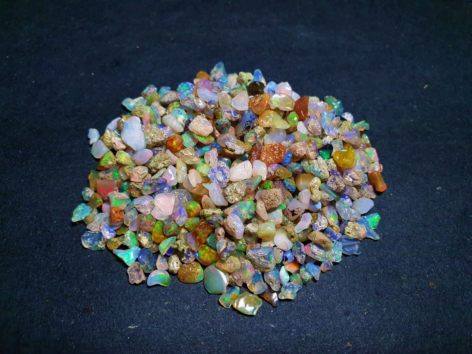 Natural Good Quality Ethiopian Multi Fire Opal Polish Rough Gemstone Lot 100 CT