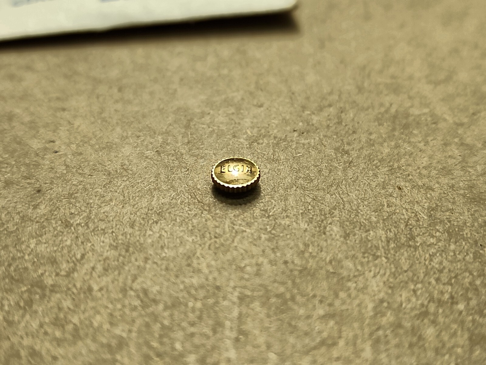Vintage NOS Elgin Signed 5.33mm Yellow Crown