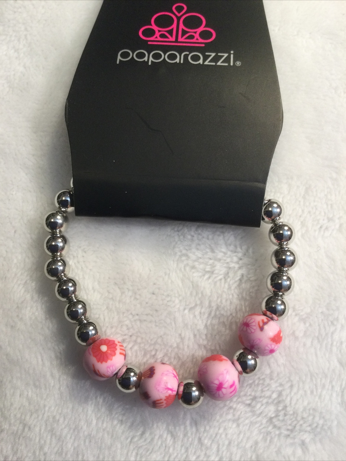 Kids 5pc Tie Dye Floral Multi-Colored Bracelets Starlet Shimmer Paparazzi New
