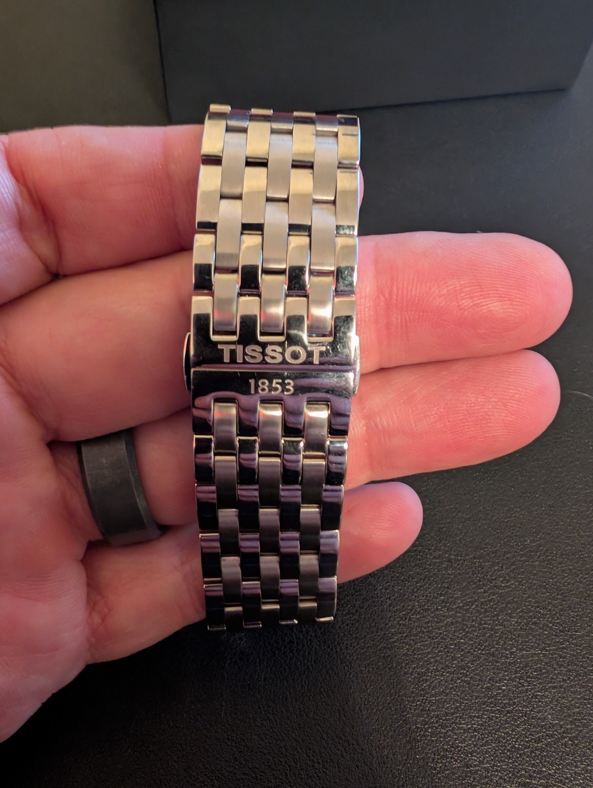 Tissot Bridgeport T097410A Swiss Silver Dial Mens Watch w/ Box MINT FULL SET